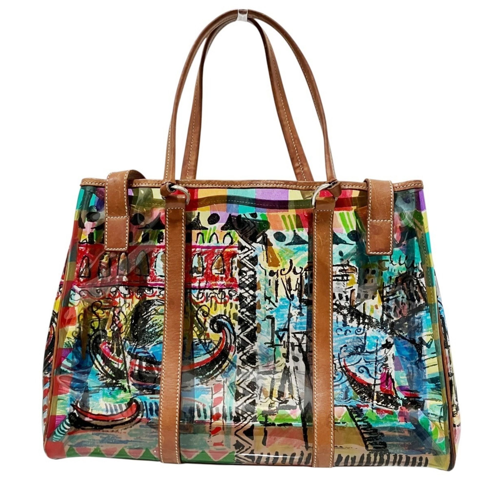 Vinyl Leather Tote Bag (Pre-Owned) - Prada - Modalova