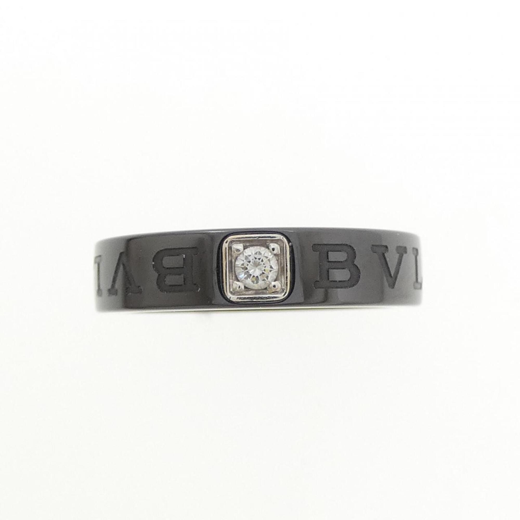 White Gold (18K) Ceramic Band Ring (Pre-Owned) - Bvlgari - Modalova