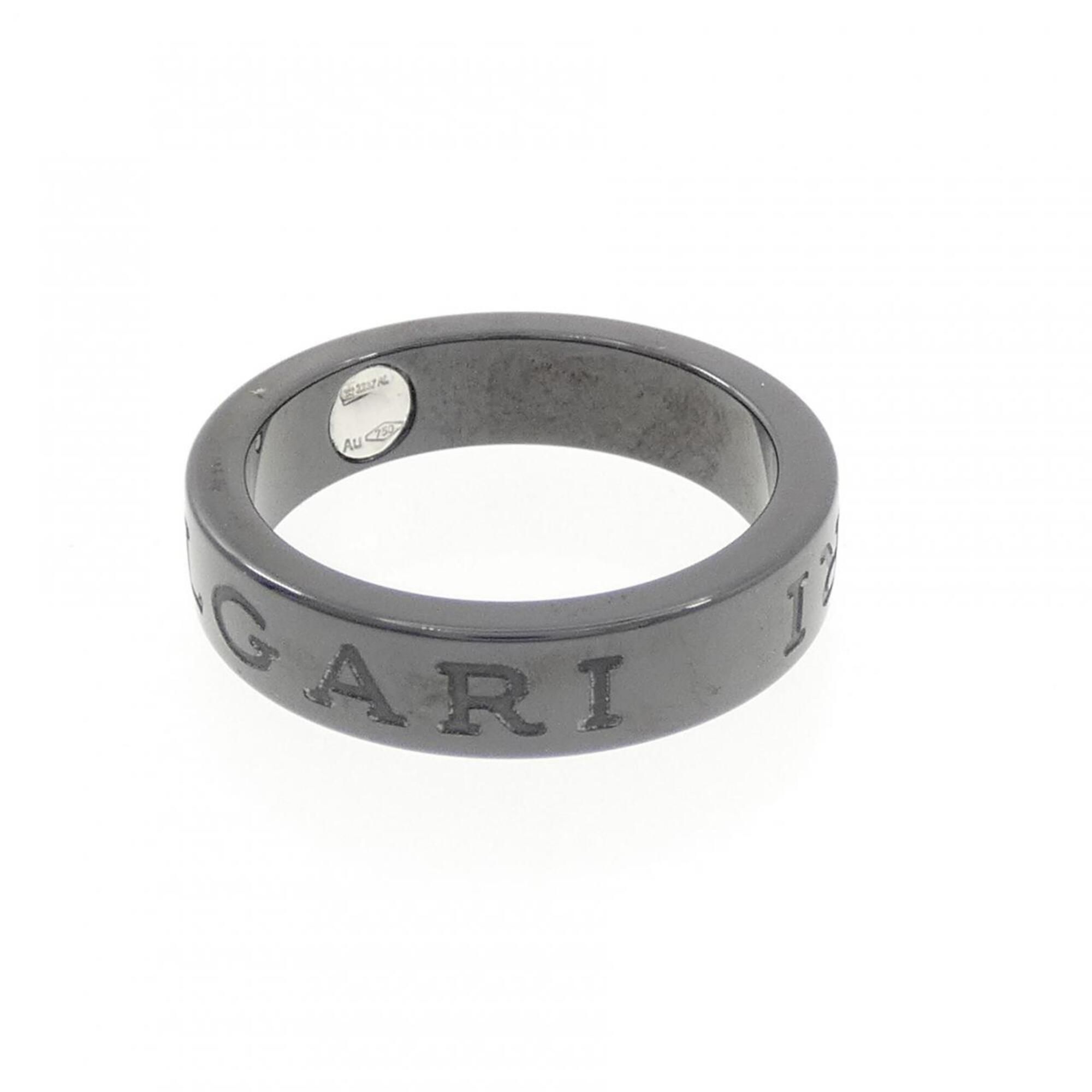 White Gold (18K) Ceramic Band Ring (Pre-Owned) - Bvlgari - Modalova