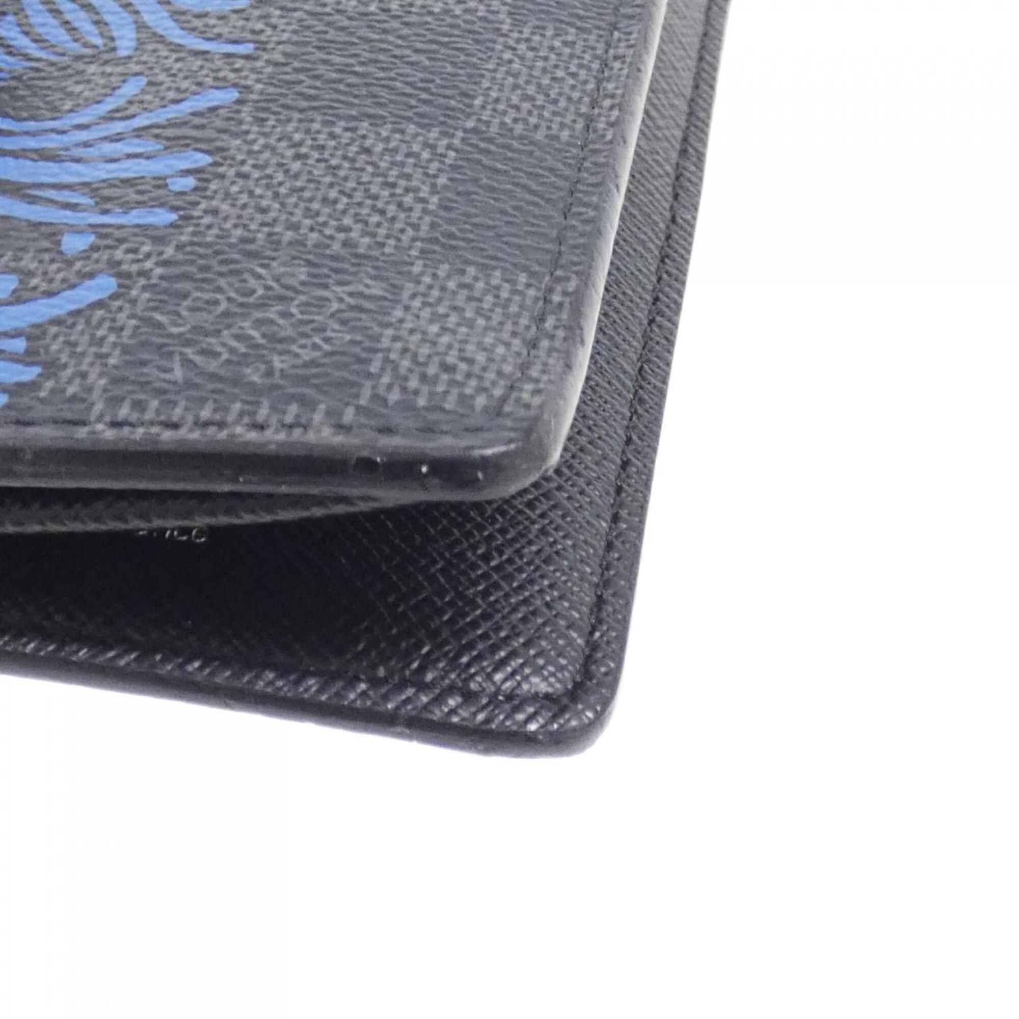 Damier Coated Canvas Long Wallet (Bi-Fold) (Pre-Owned) - Louis Vuitton - Modalova