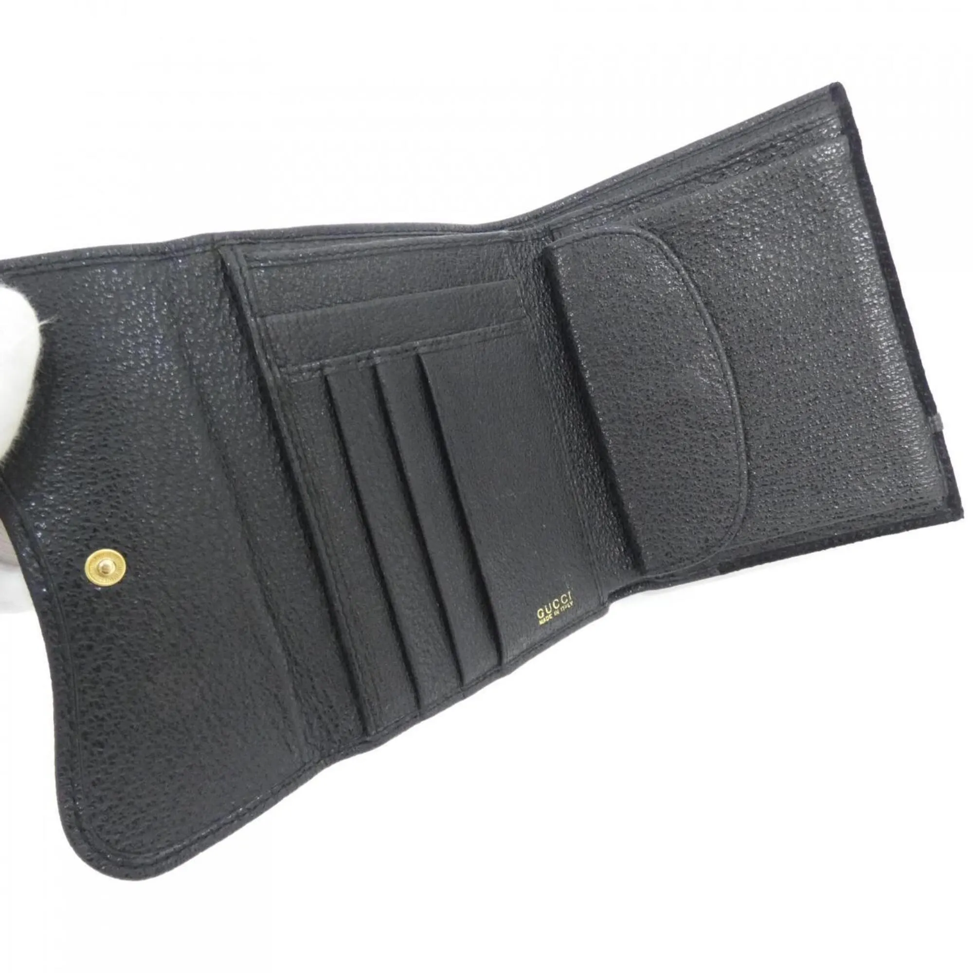 Leather Suede Wallet (Bi-Fold) (Pre-Owned) - Gucci - Modalova