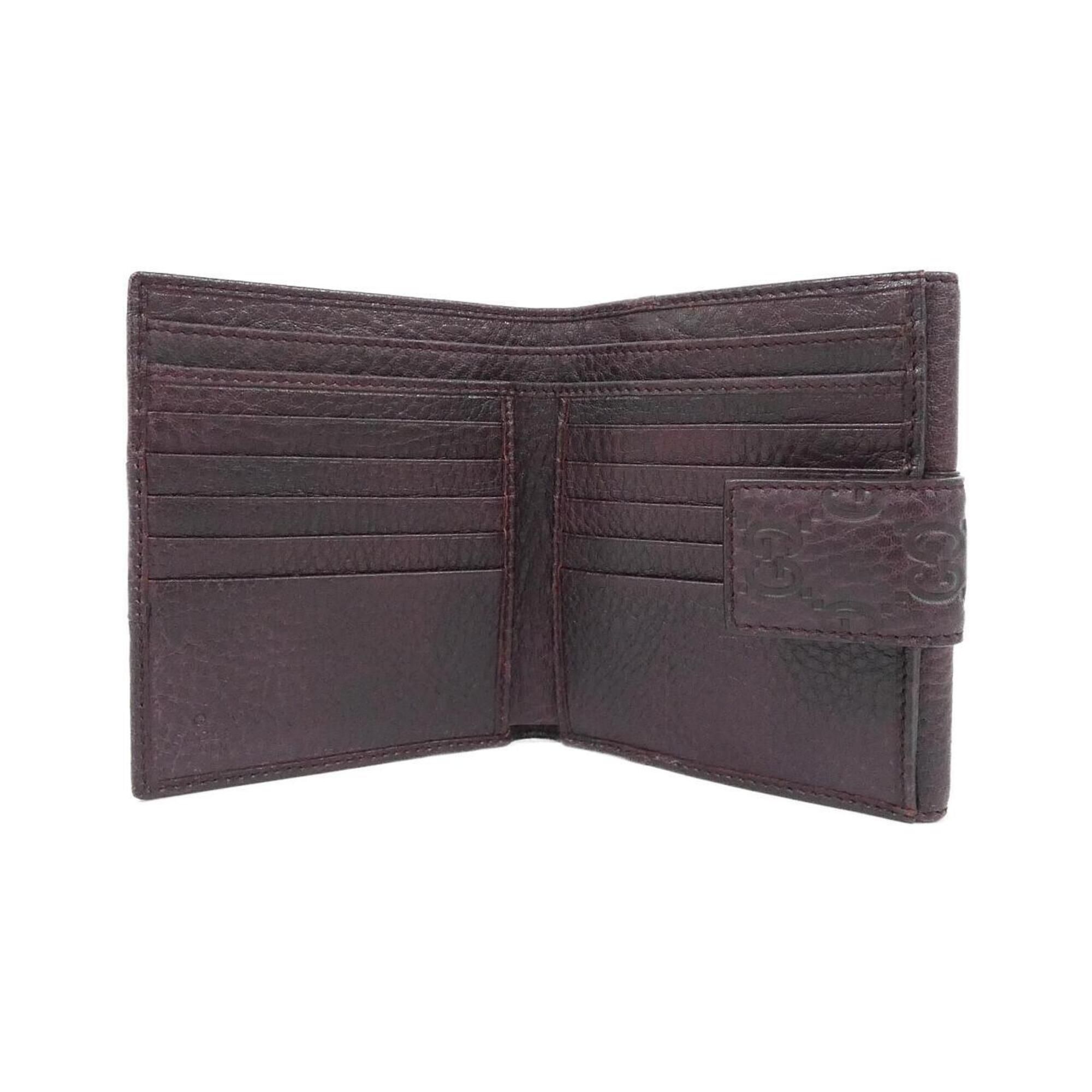 Leather Gg Leather Wallet (Bi-Fold) (Pre-Owned) - Gucci - Modalova