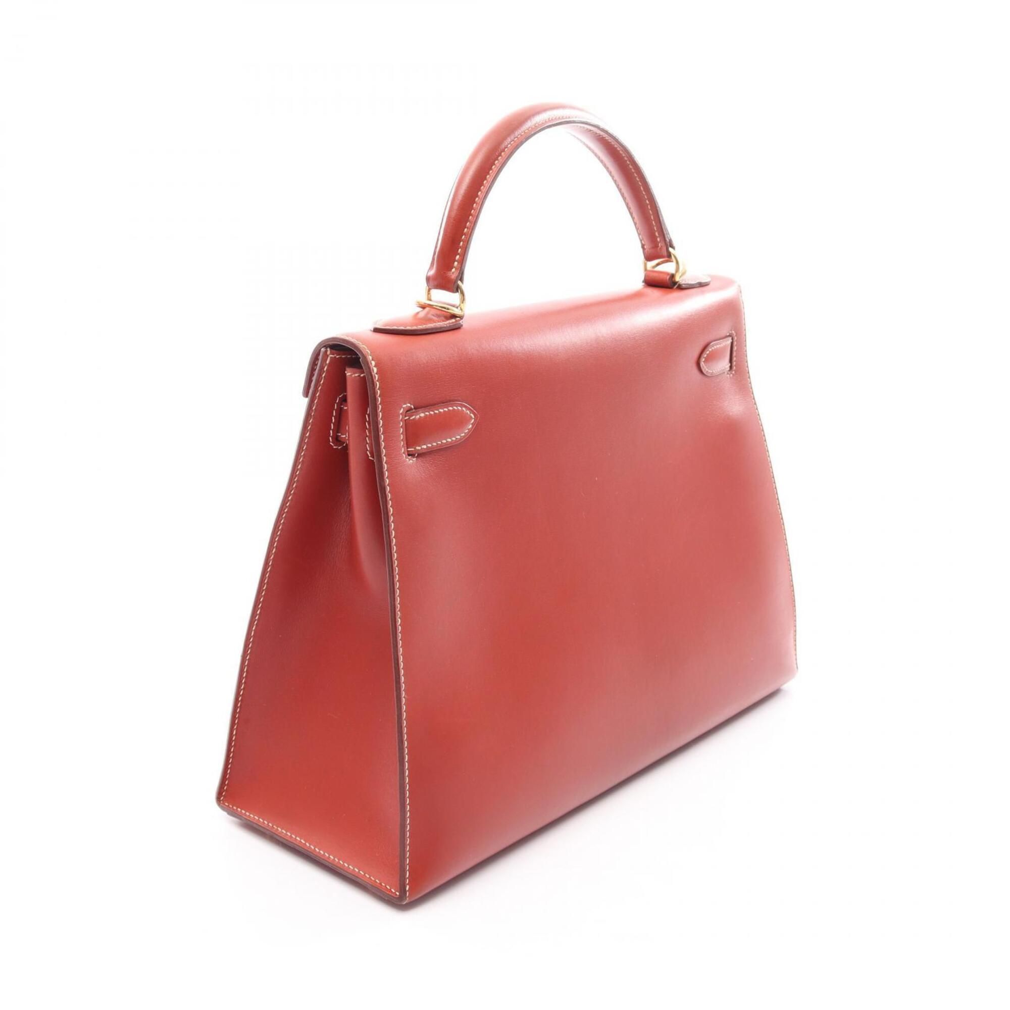 Box Calf Leather Handbag (Pre-Owned) - Hermes - Modalova