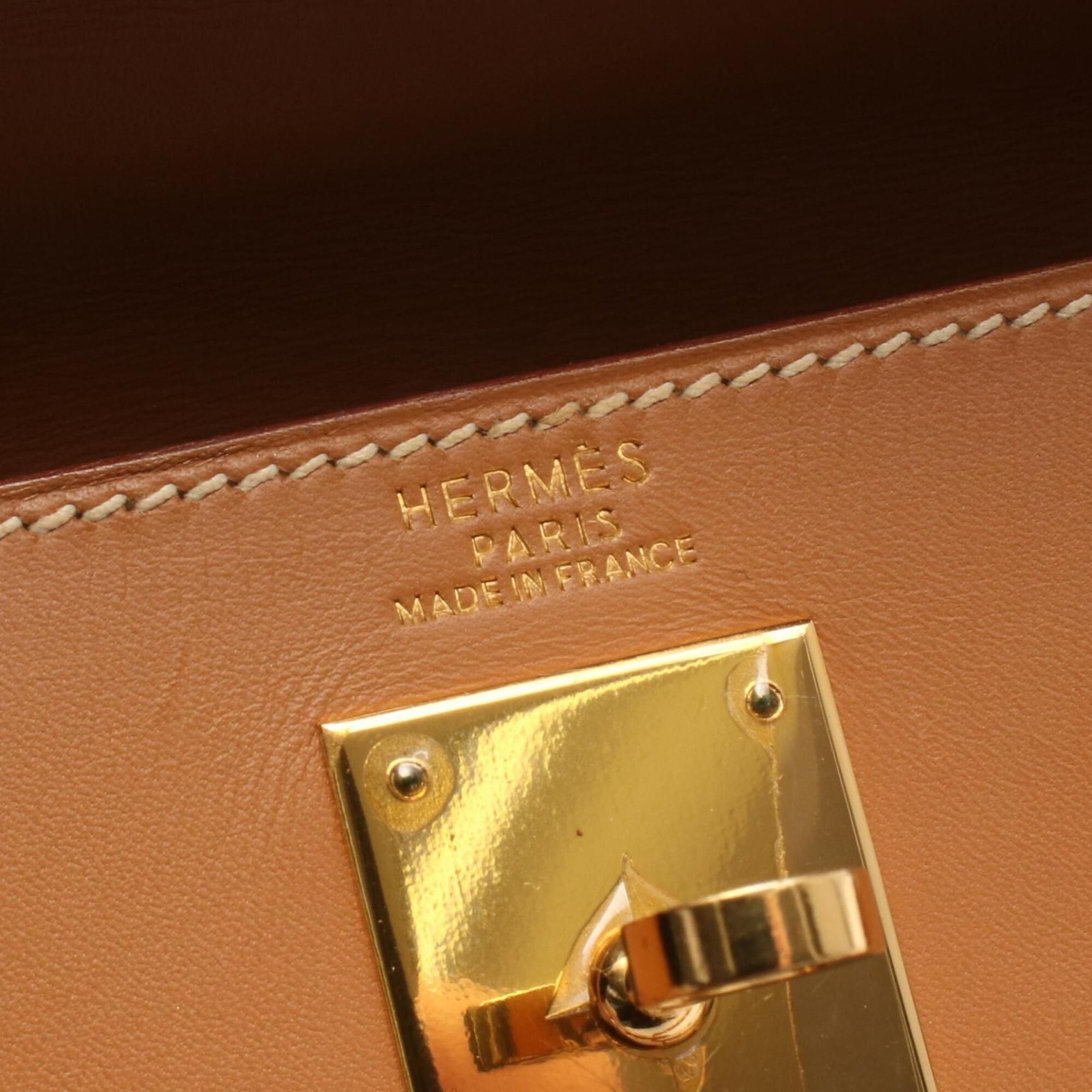 Chamonix Leather Handbag (Pre-Owned) - Hermes - Modalova