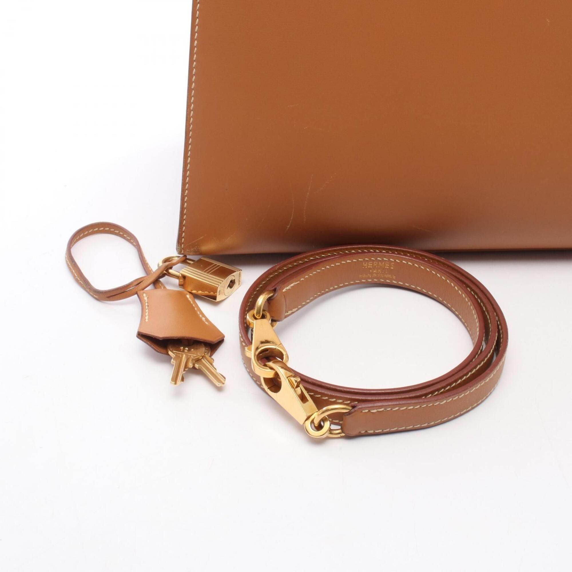 Chamonix Leather Handbag (Pre-Owned) - Hermes - Modalova