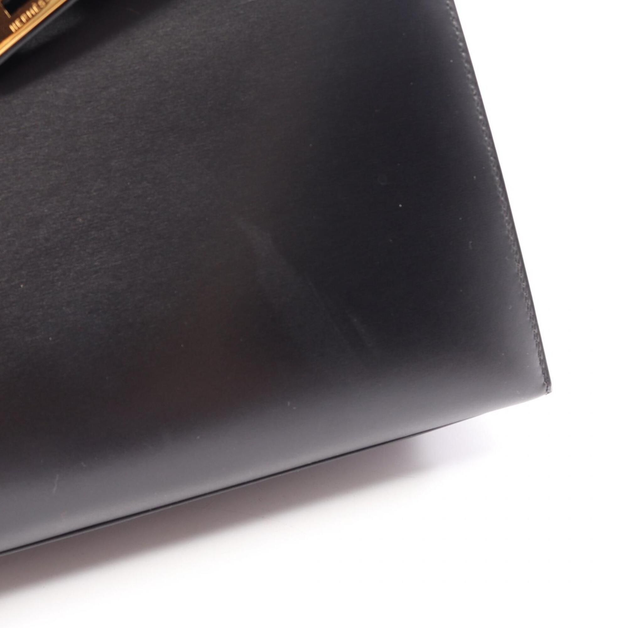 Box Calf Leather Leather Handbag (Pre-Owned) - Hermes - Modalova