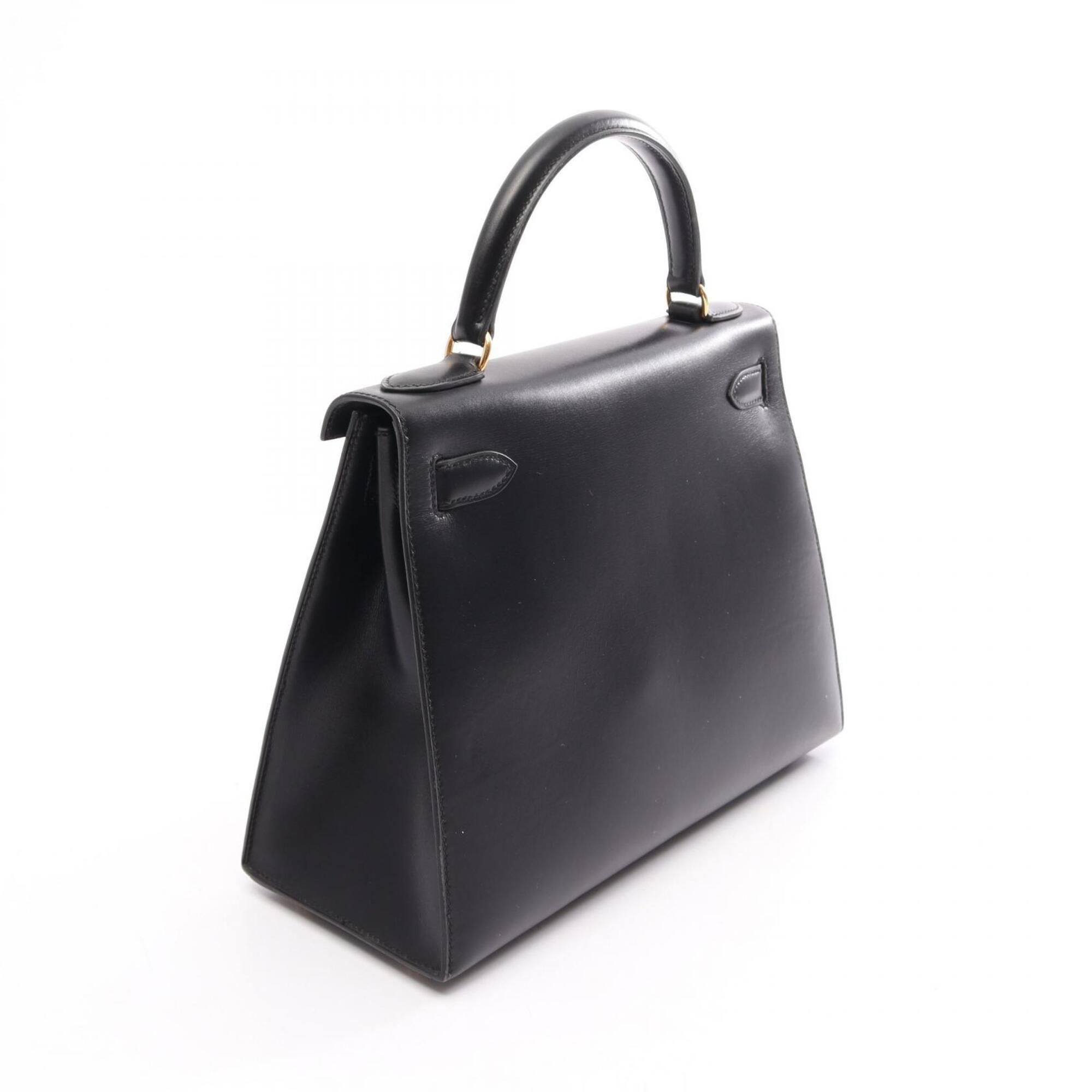 Box Calf Leather Leather Handbag (Pre-Owned) - Hermes - Modalova
