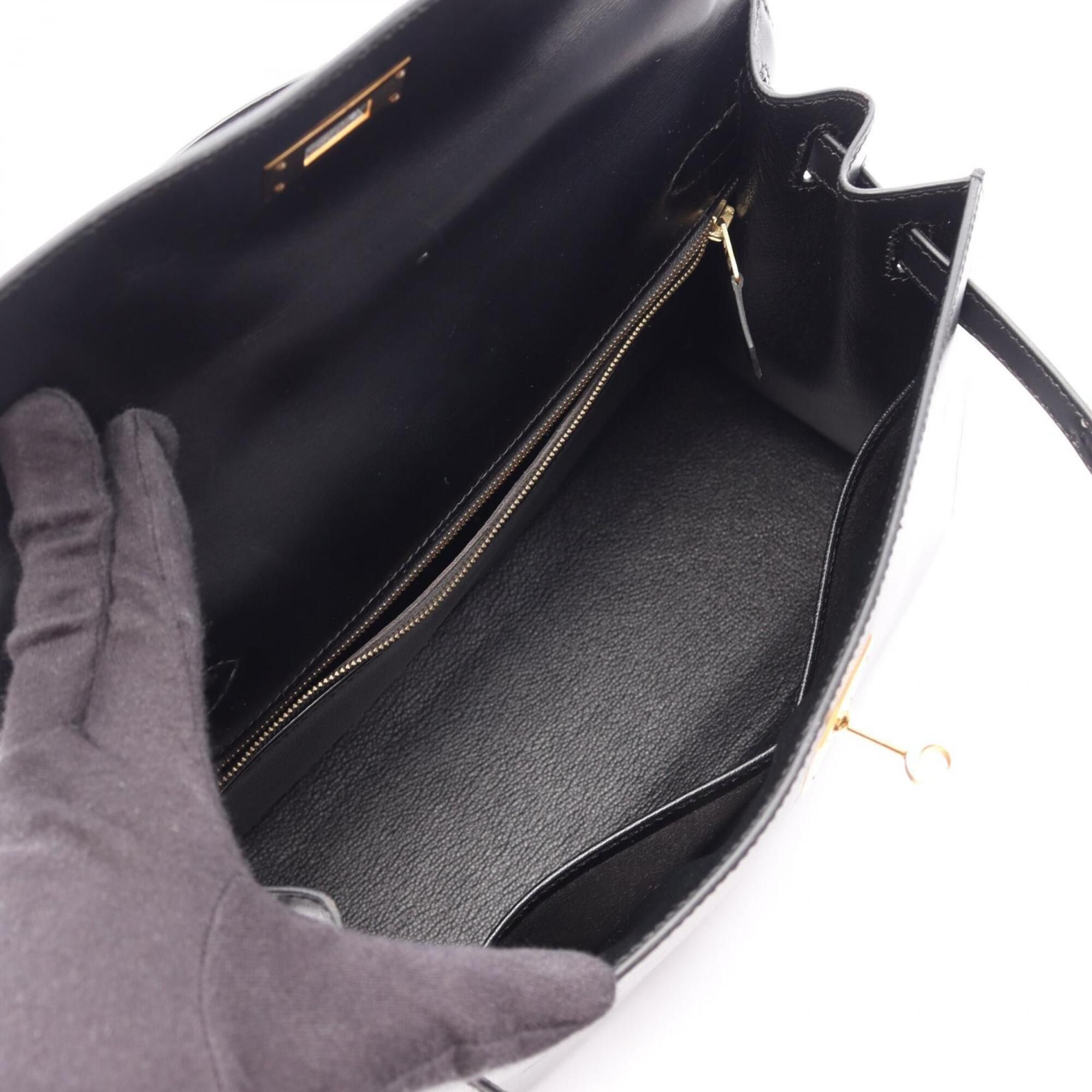Box Calf Leather Leather Handbag (Pre-Owned) - Hermes - Modalova