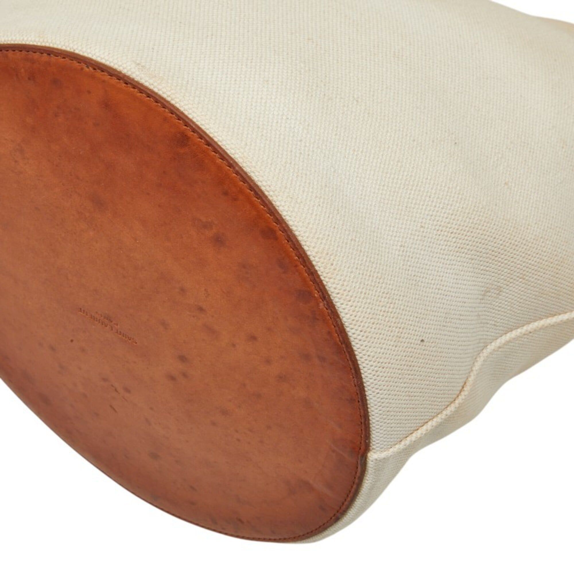 Canvas Leather Shoulder Bag (Pre-Owned) - Saint Laurent - Modalova