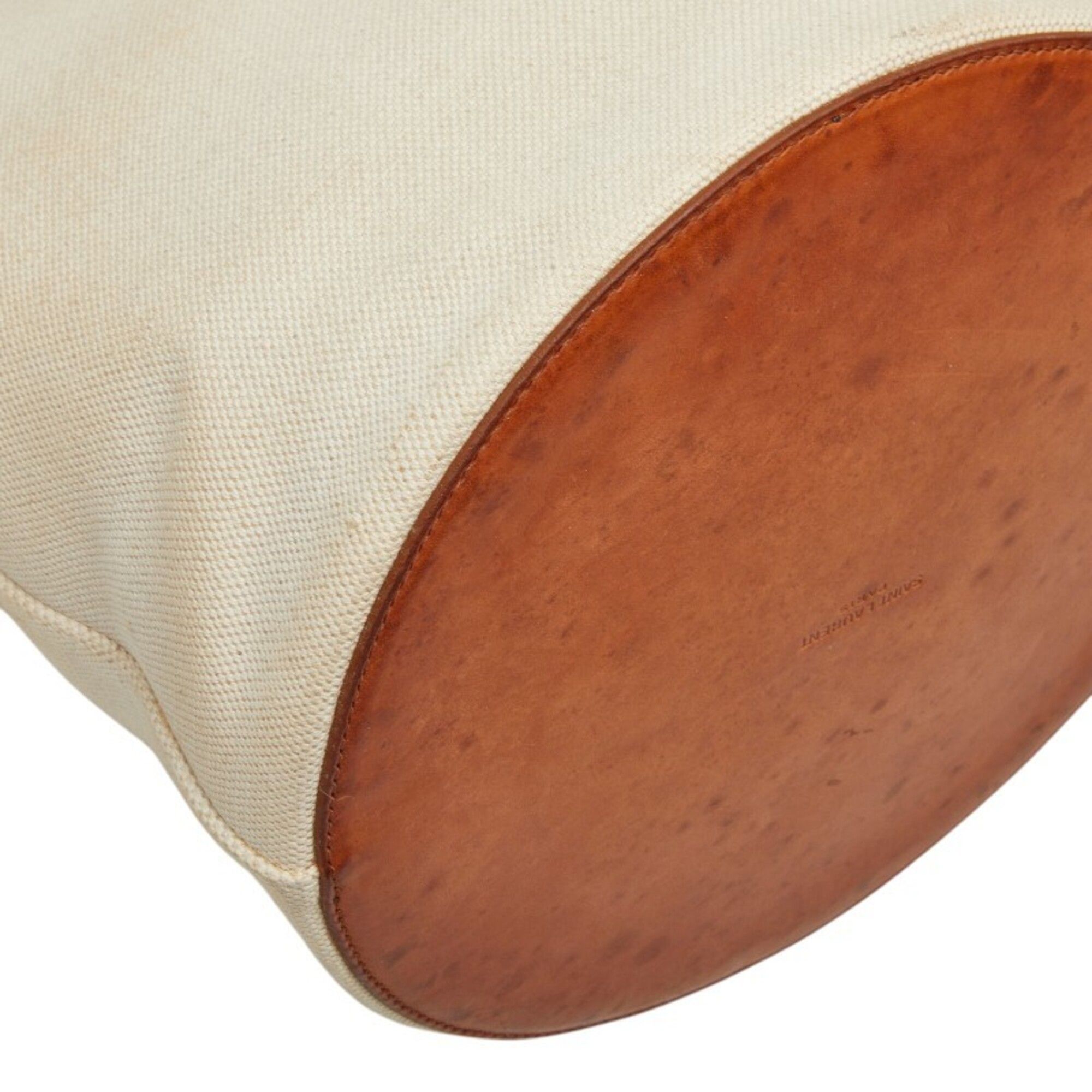 Canvas Leather Shoulder Bag (Pre-Owned) - Saint Laurent - Modalova
