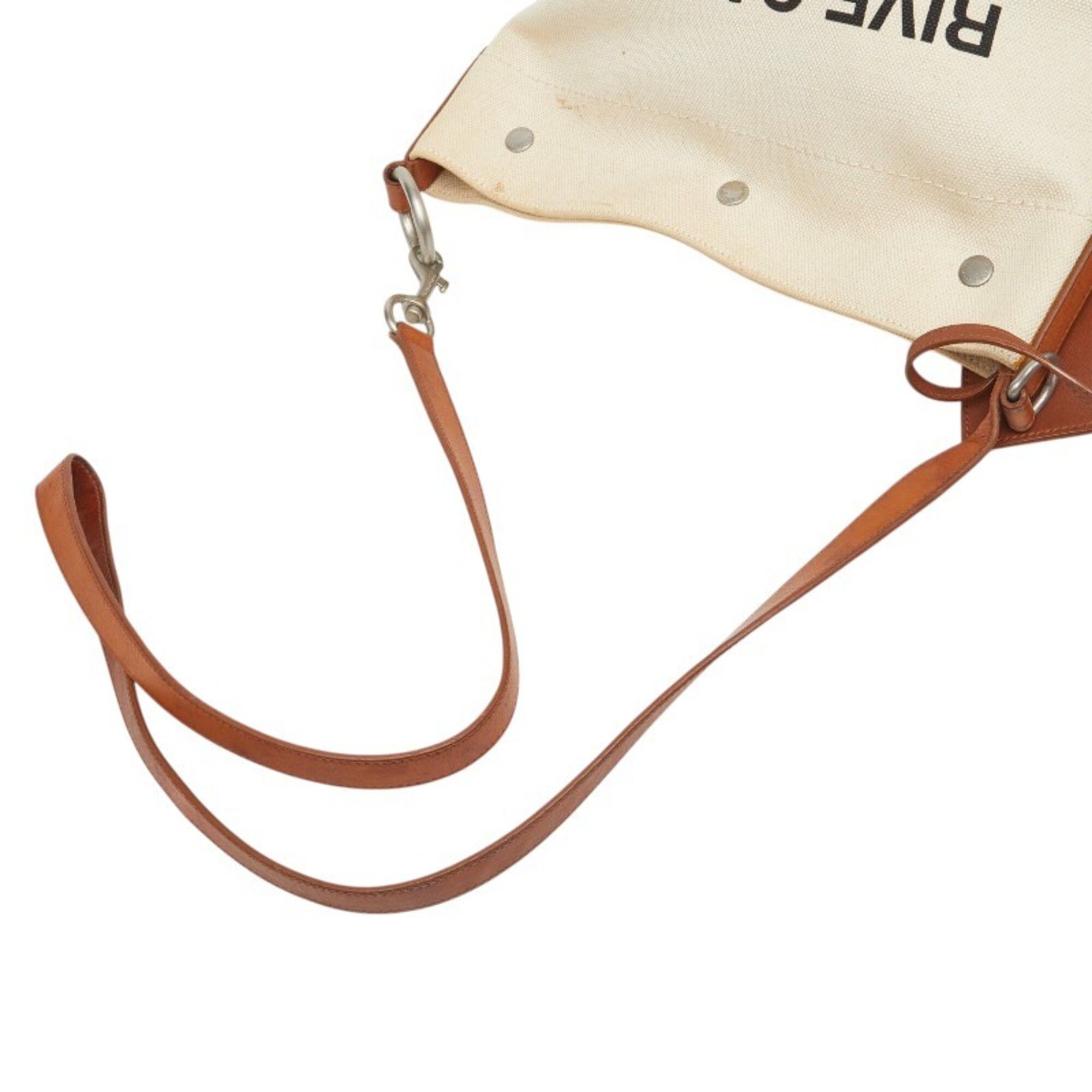 Canvas Leather Shoulder Bag (Pre-Owned) - Saint Laurent - Modalova