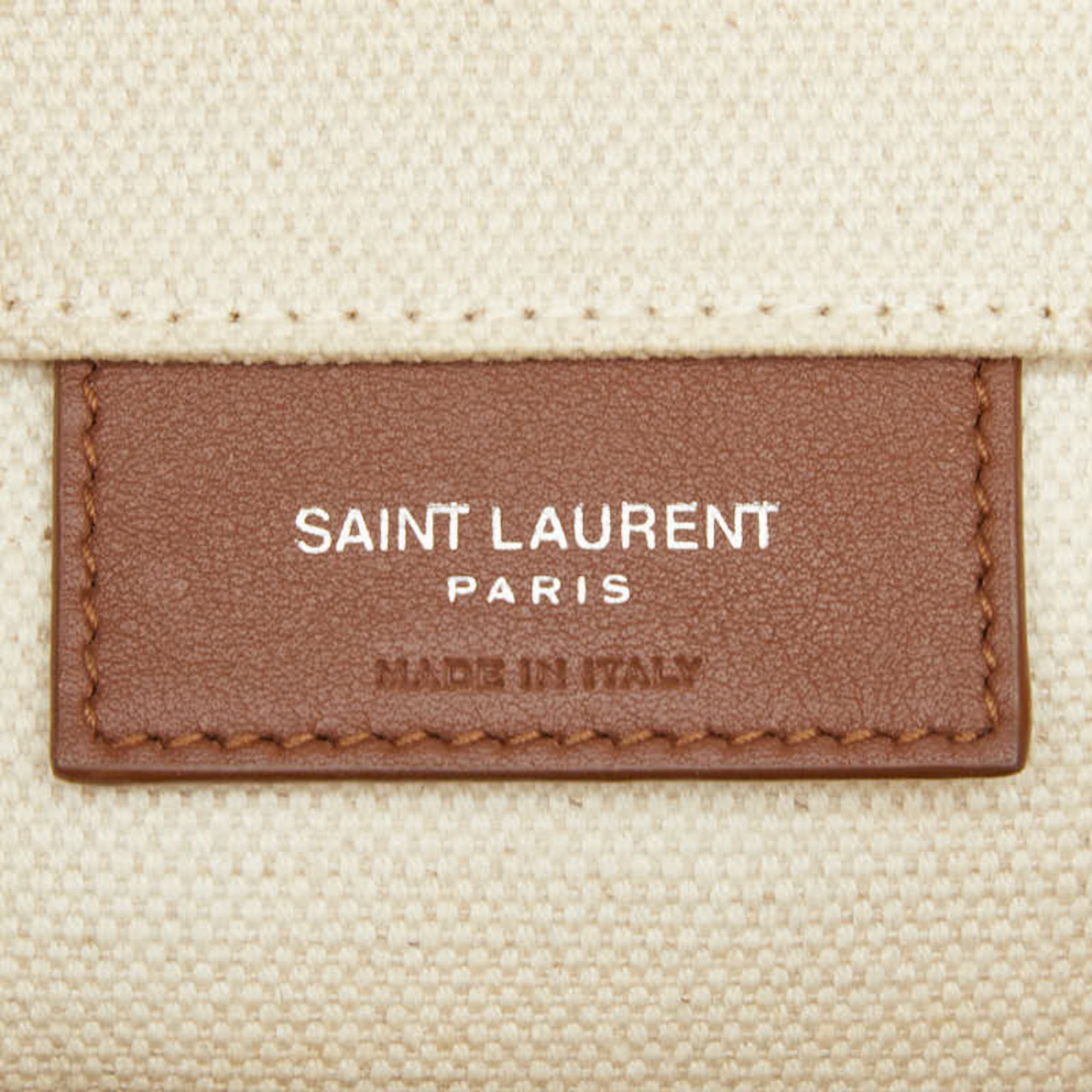 Canvas Leather Shoulder Bag (Pre-Owned) - Saint Laurent - Modalova