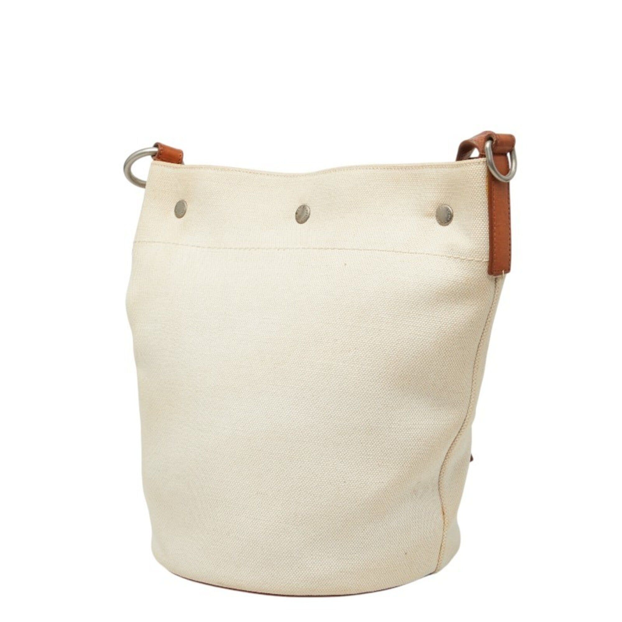 Canvas Leather Shoulder Bag (Pre-Owned) - Saint Laurent - Modalova