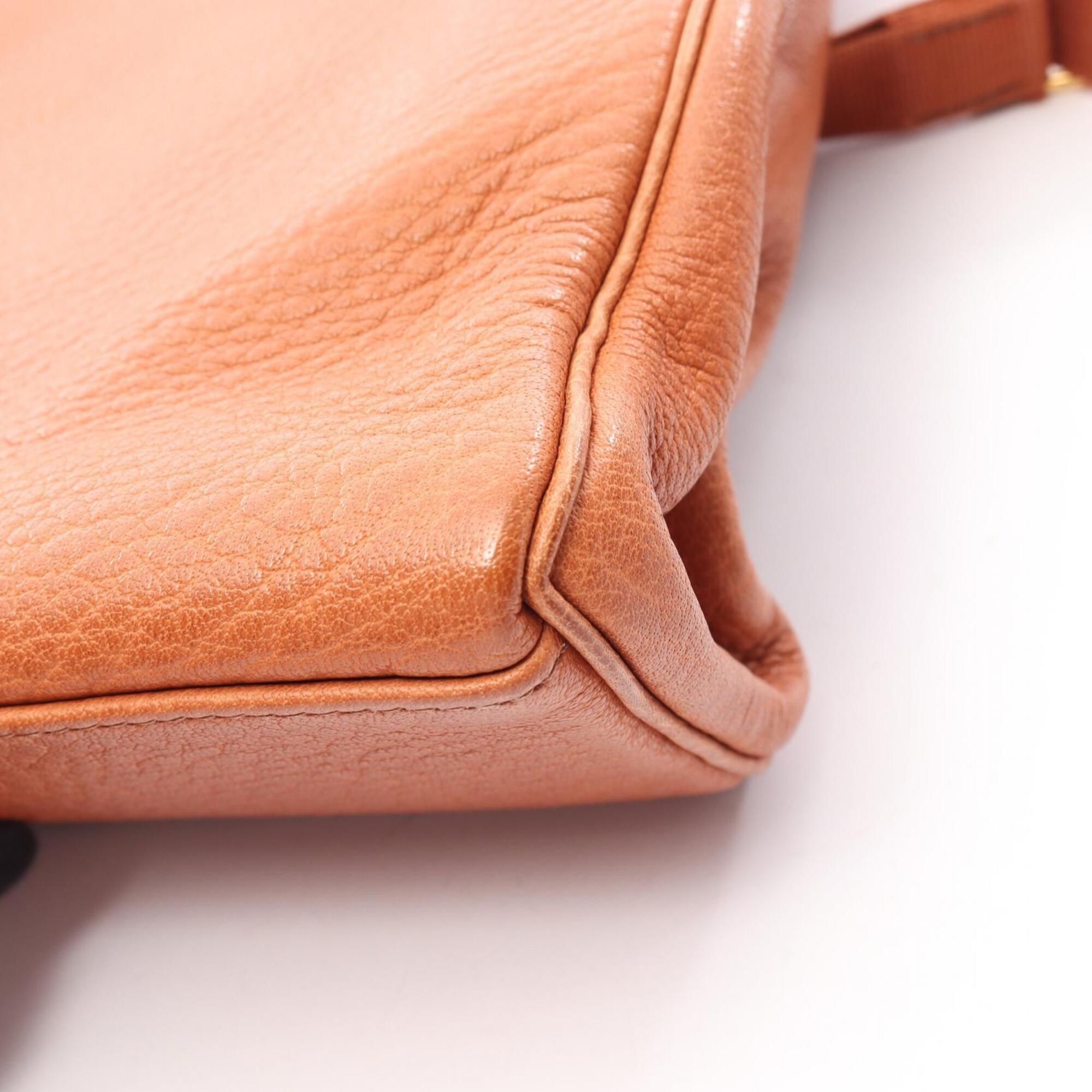 Buffalo Leather Backpack Handbag (Pre-Owned) - Hermes - Modalova