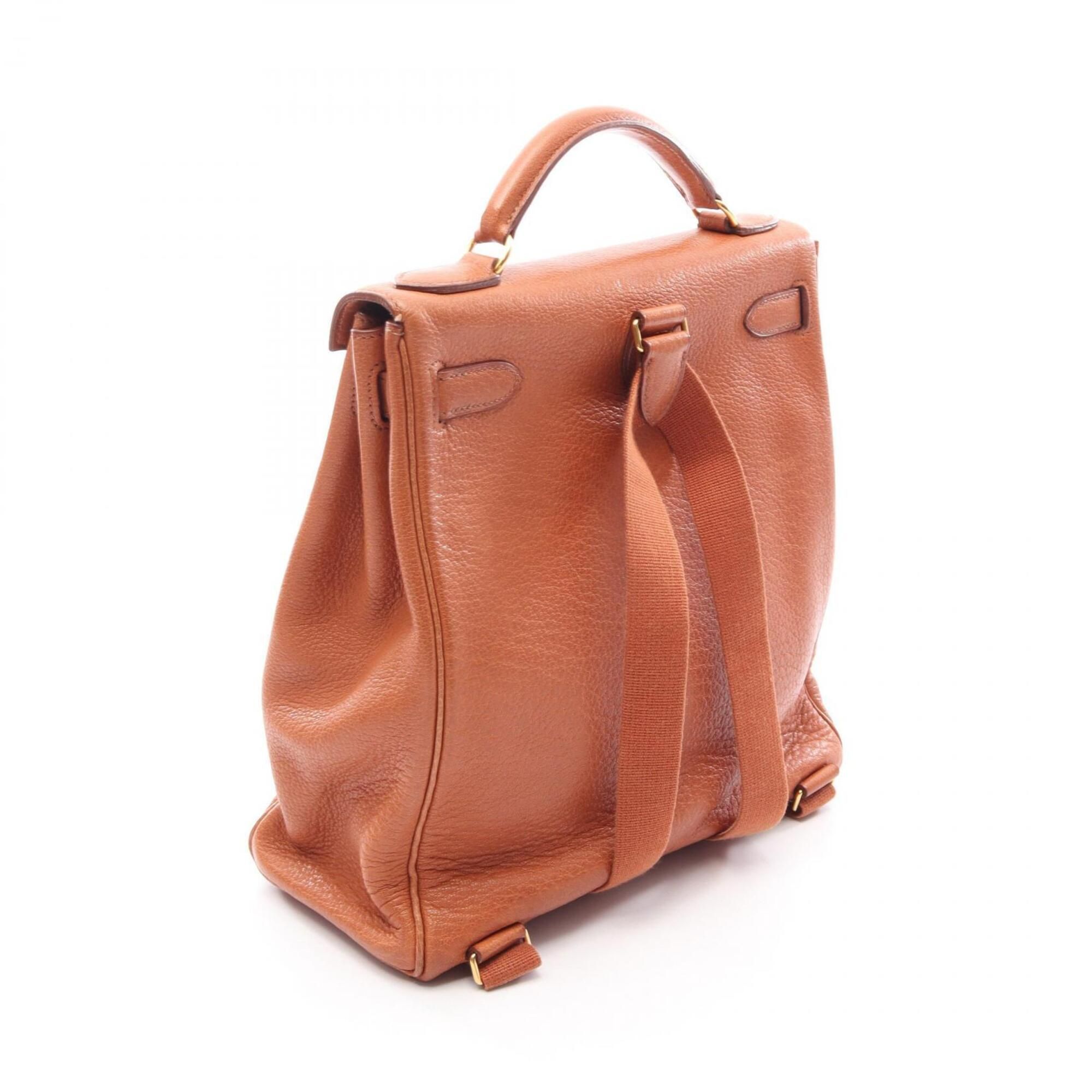 Buffalo Leather Backpack Handbag (Pre-Owned) - Hermes - Modalova