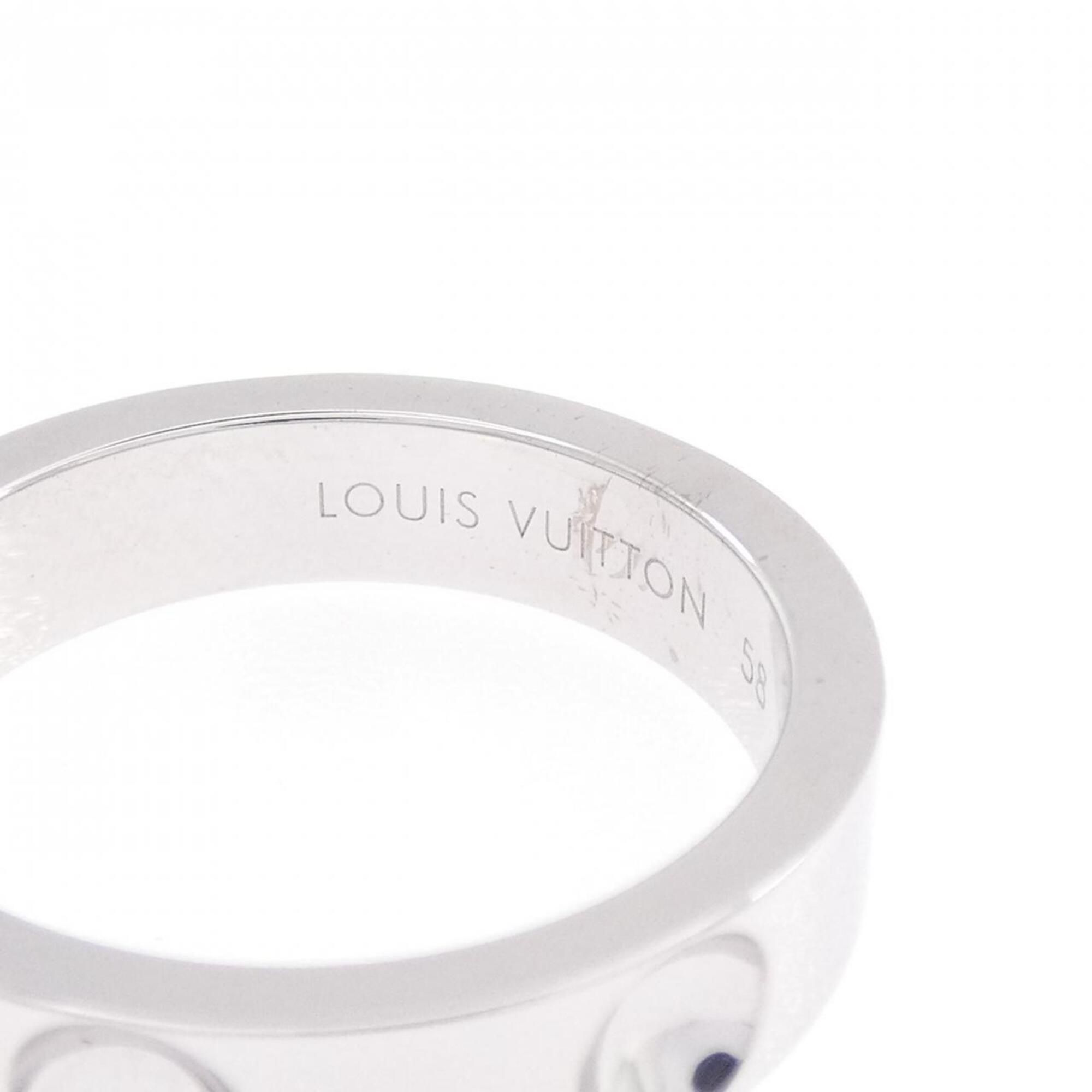 White Gold (18K) Band Ring (Pre-Owned) - Louis Vuitton - Modalova