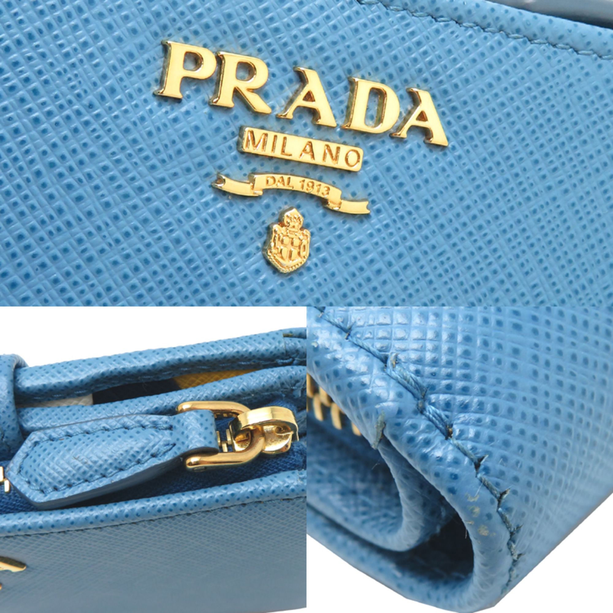 Leather Wallet (Bi-Fold) (Pre-Owned) - Prada - Modalova