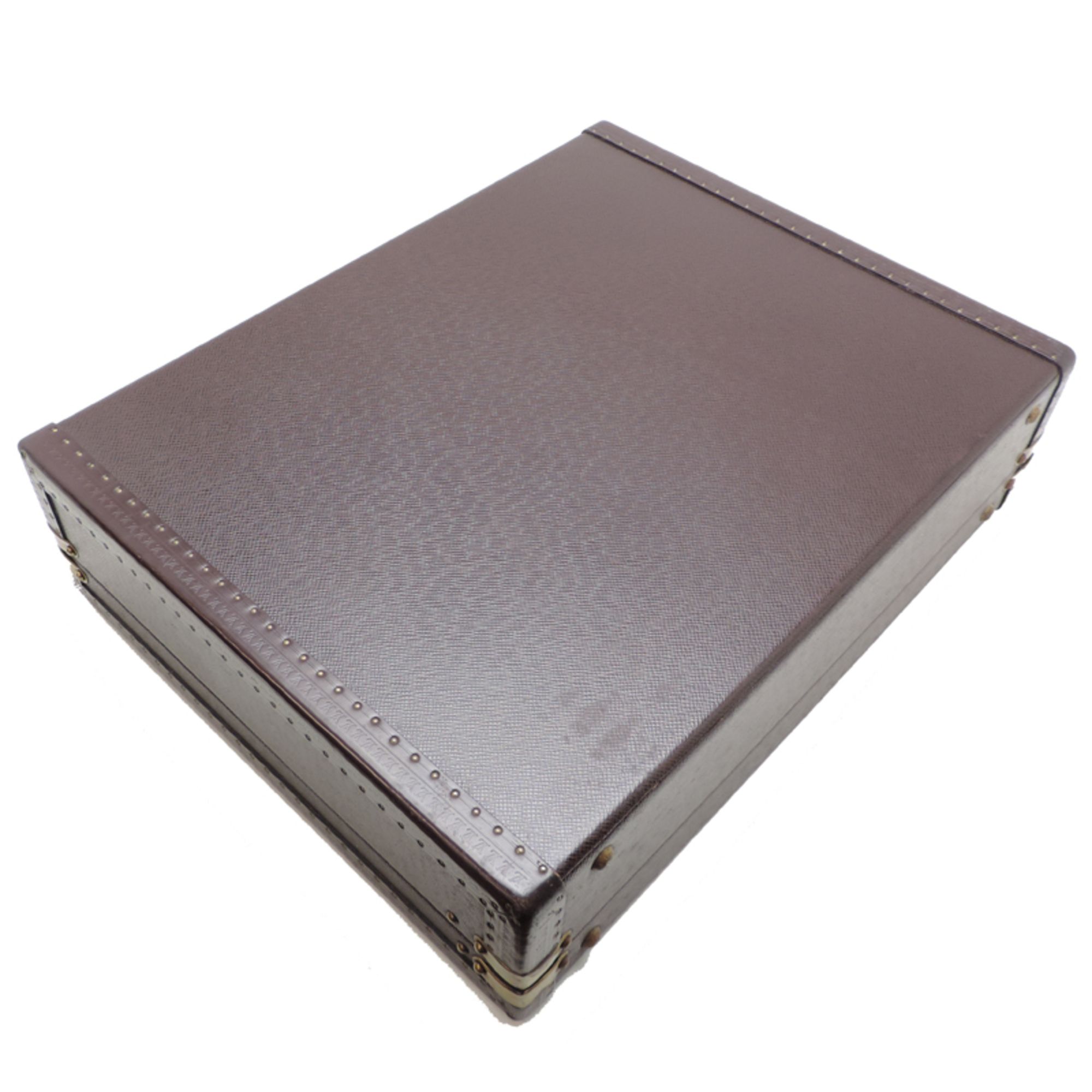 Taiga Leather Attaché Case (Pre-Owned) - Louis Vuitton - Modalova