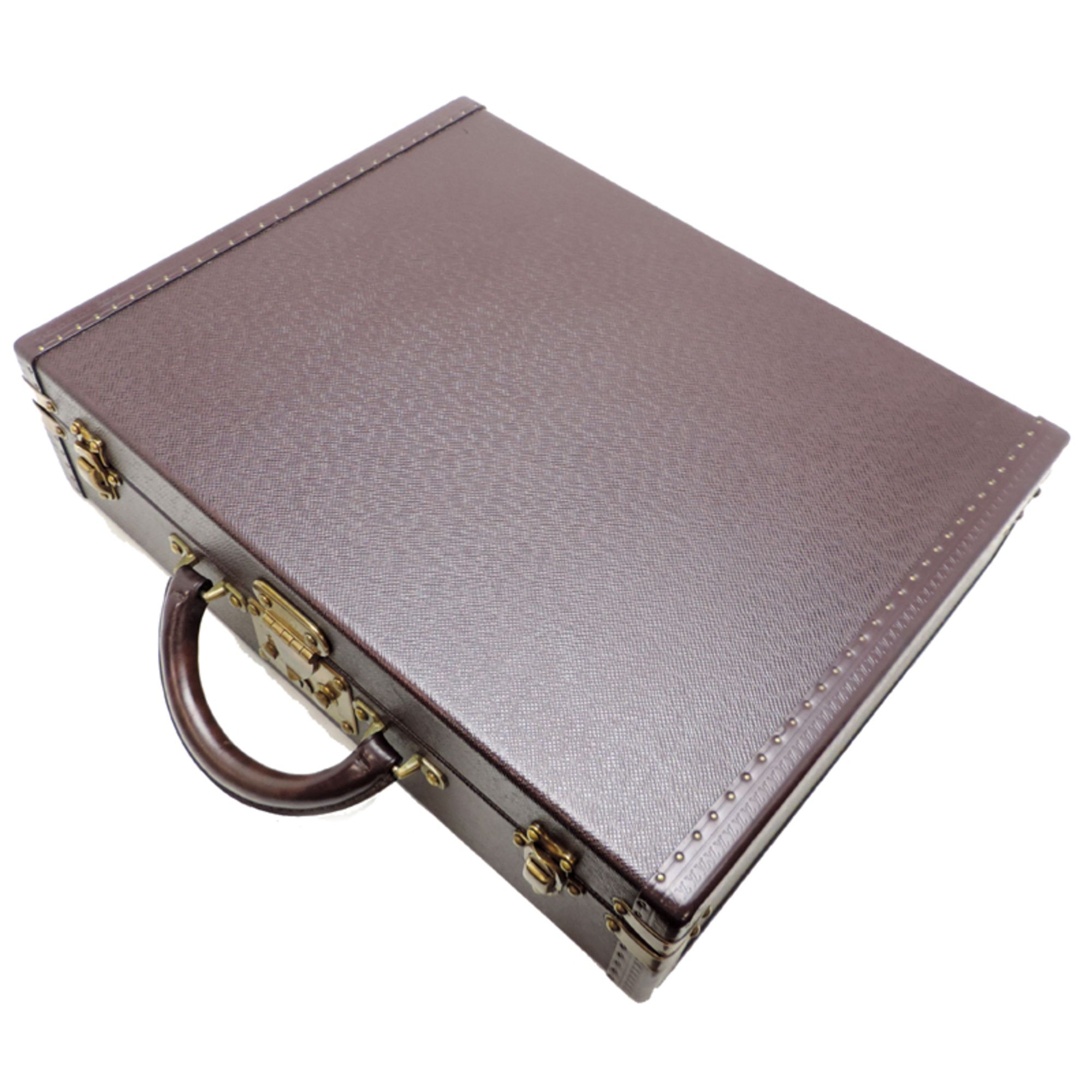 Taiga Leather Attaché Case (Pre-Owned) - Louis Vuitton - Modalova