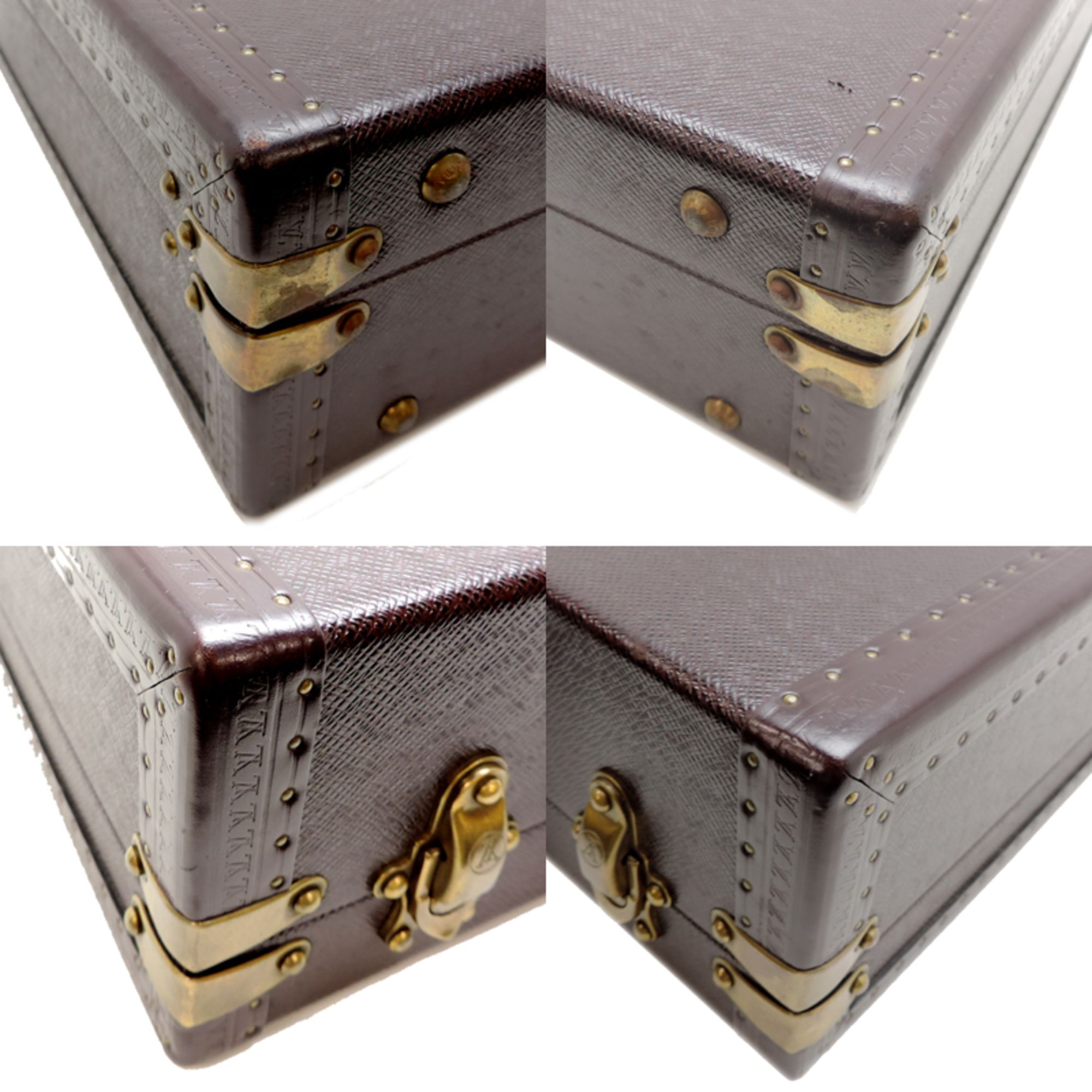 Taiga Leather Attaché Case (Pre-Owned) - Louis Vuitton - Modalova