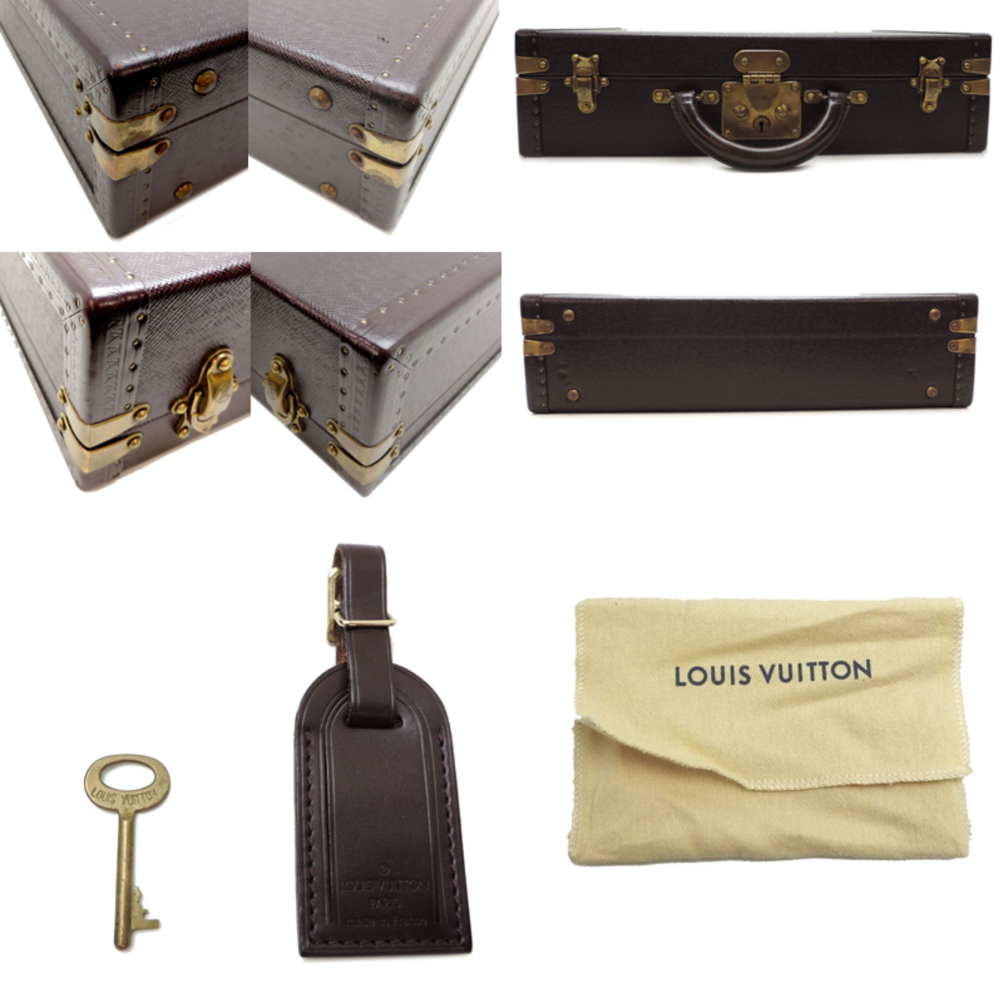 Taiga Leather Attaché Case (Pre-Owned) - Louis Vuitton - Modalova