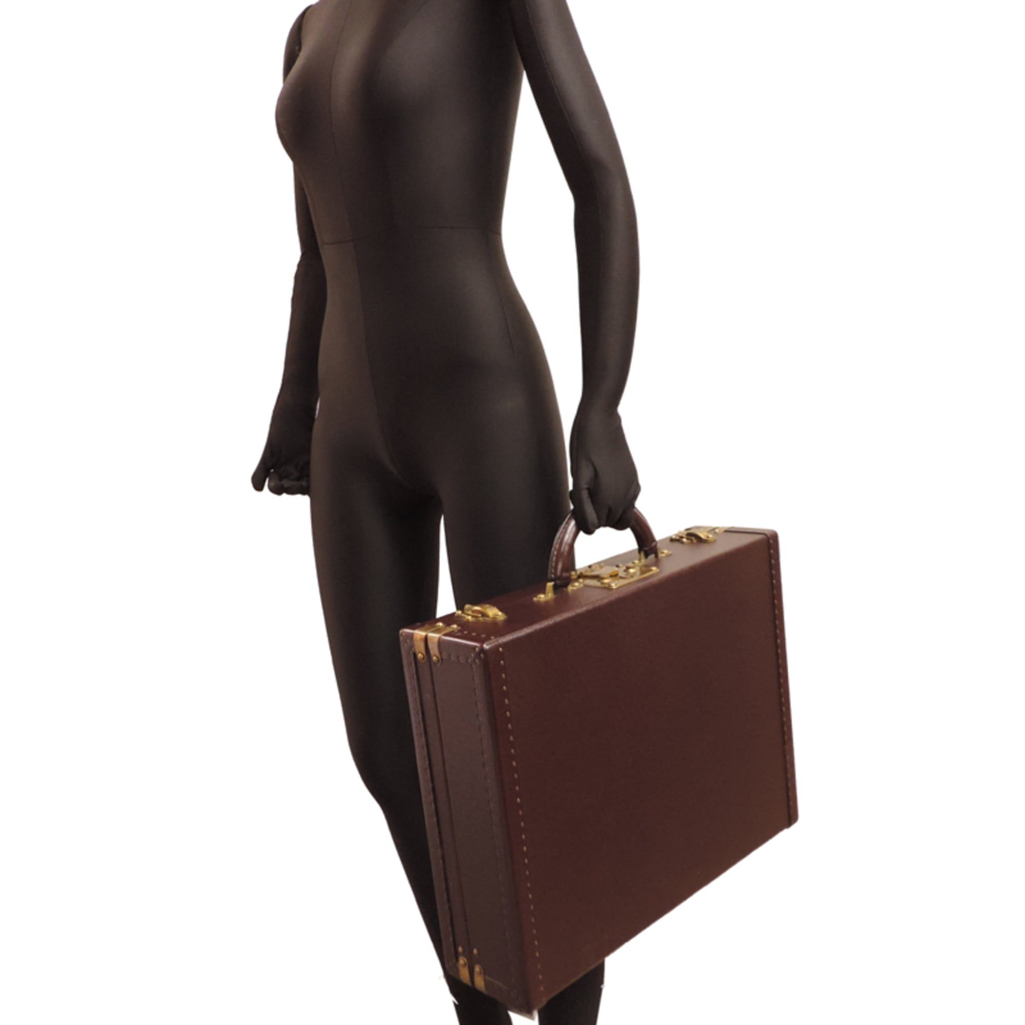 Taiga Leather Attaché Case (Pre-Owned) - Louis Vuitton - Modalova