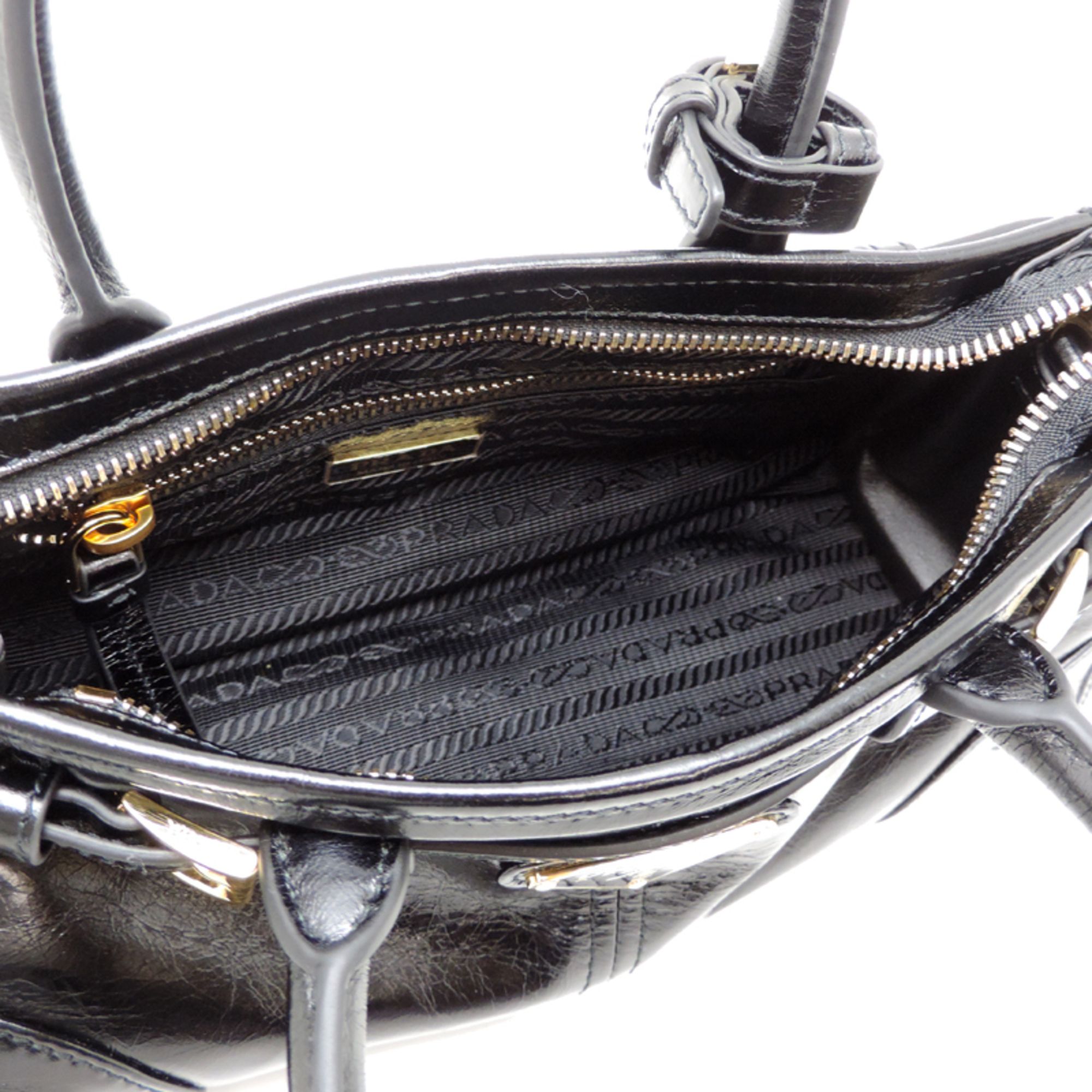 Leather Handbag (Pre-Owned) - Prada - Modalova