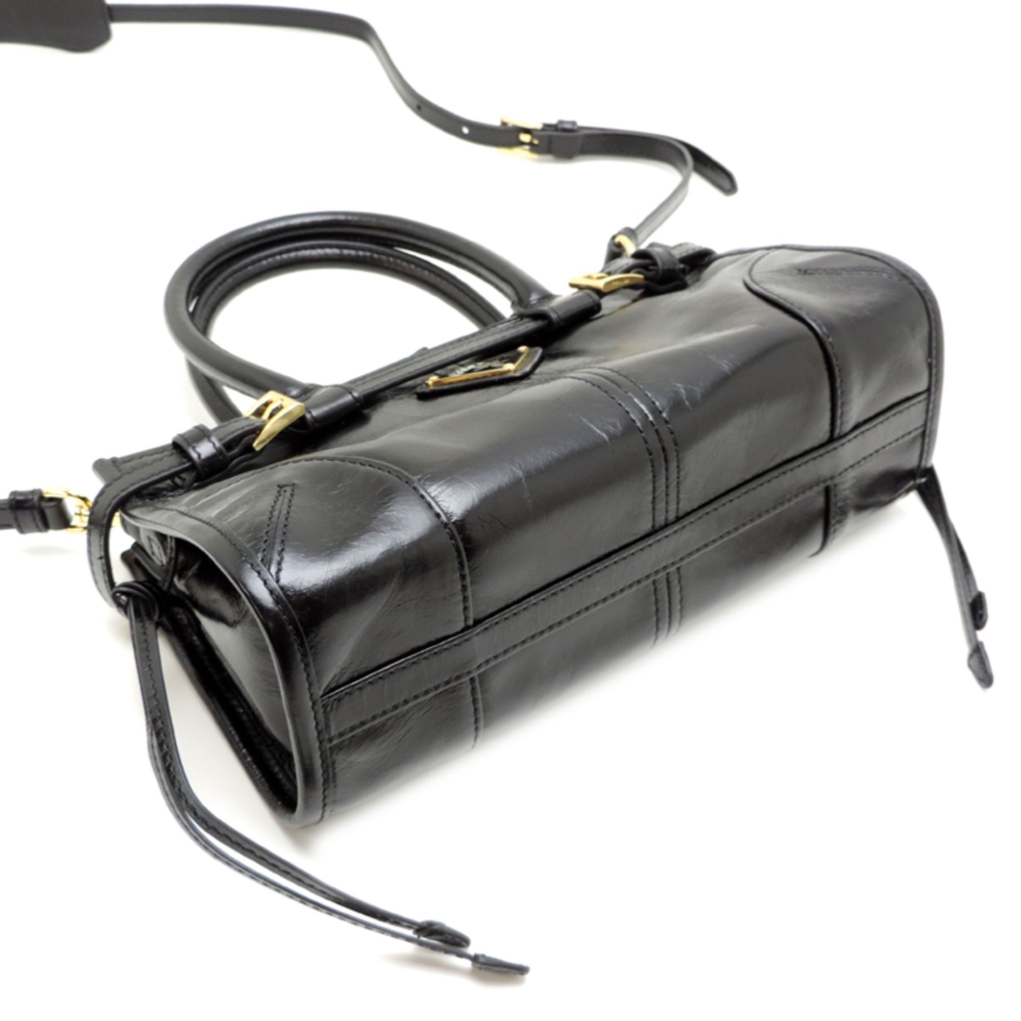 Leather Handbag (Pre-Owned) - Prada - Modalova