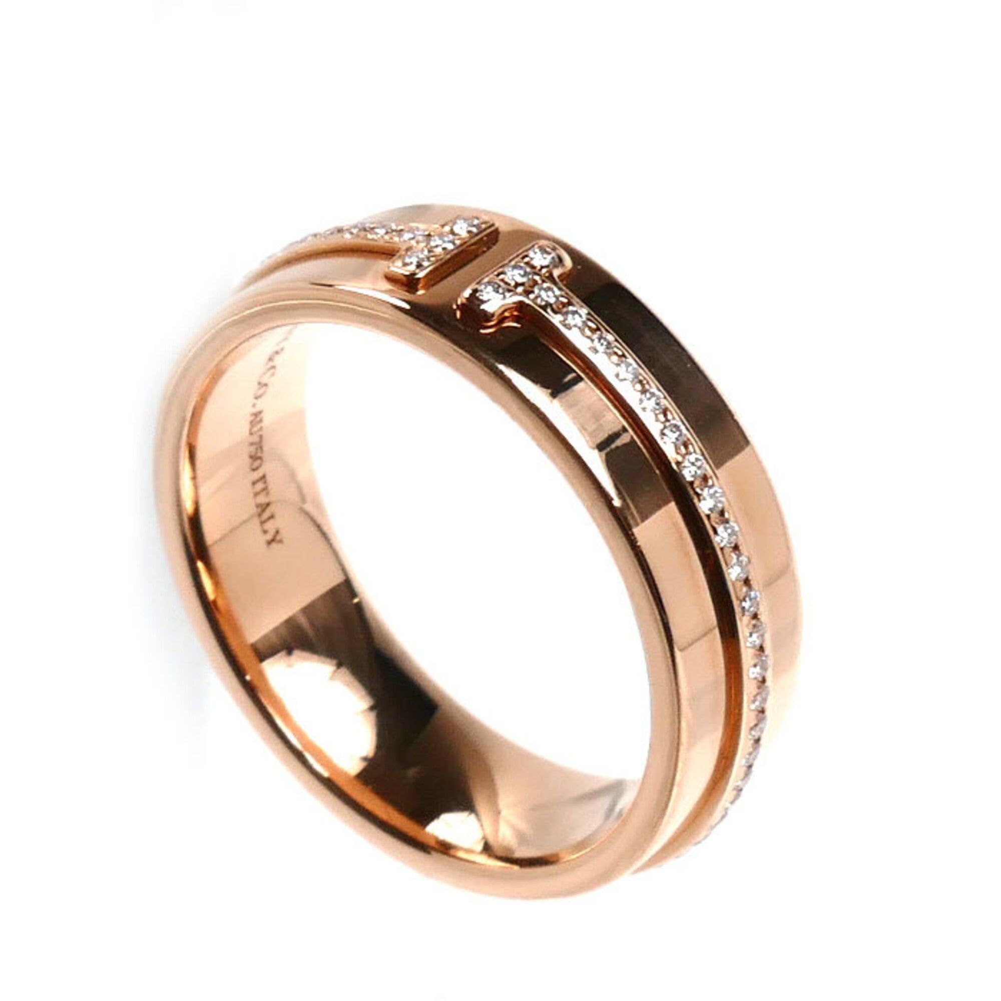 Pink Gold (18K) Band Ring (Pre-Owned) - Tiffany - Modalova
