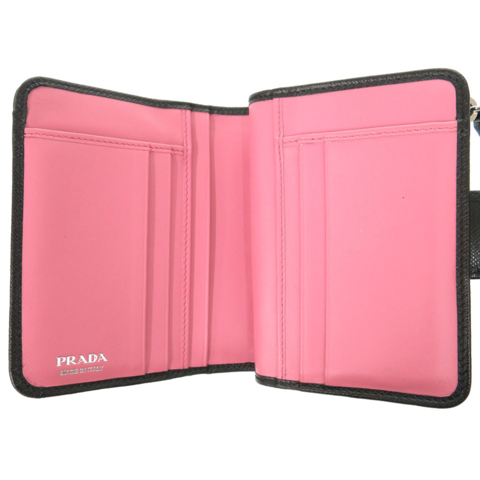 Leather Saffiano Wallet (Bi-Fold) (Pre-Owned) - Prada - Modalova
