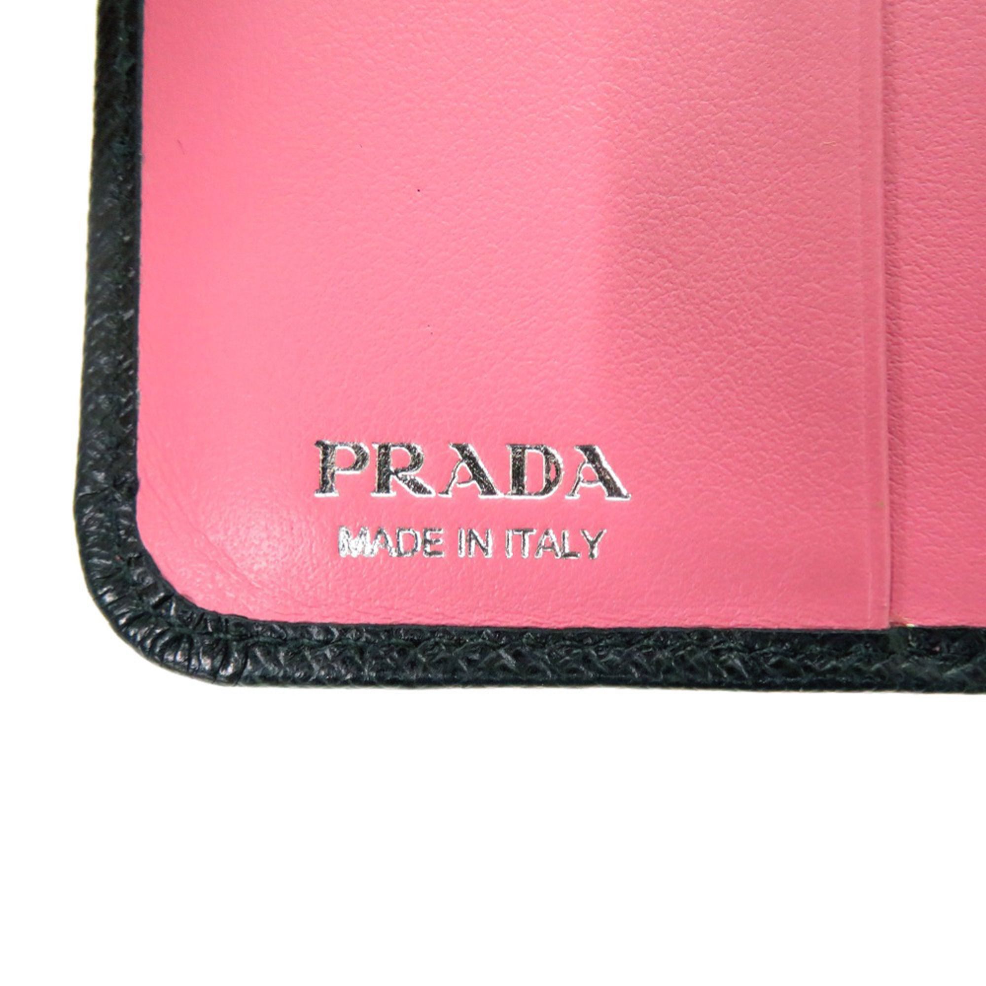 Leather Saffiano Wallet (Bi-Fold) (Pre-Owned) - Prada - Modalova