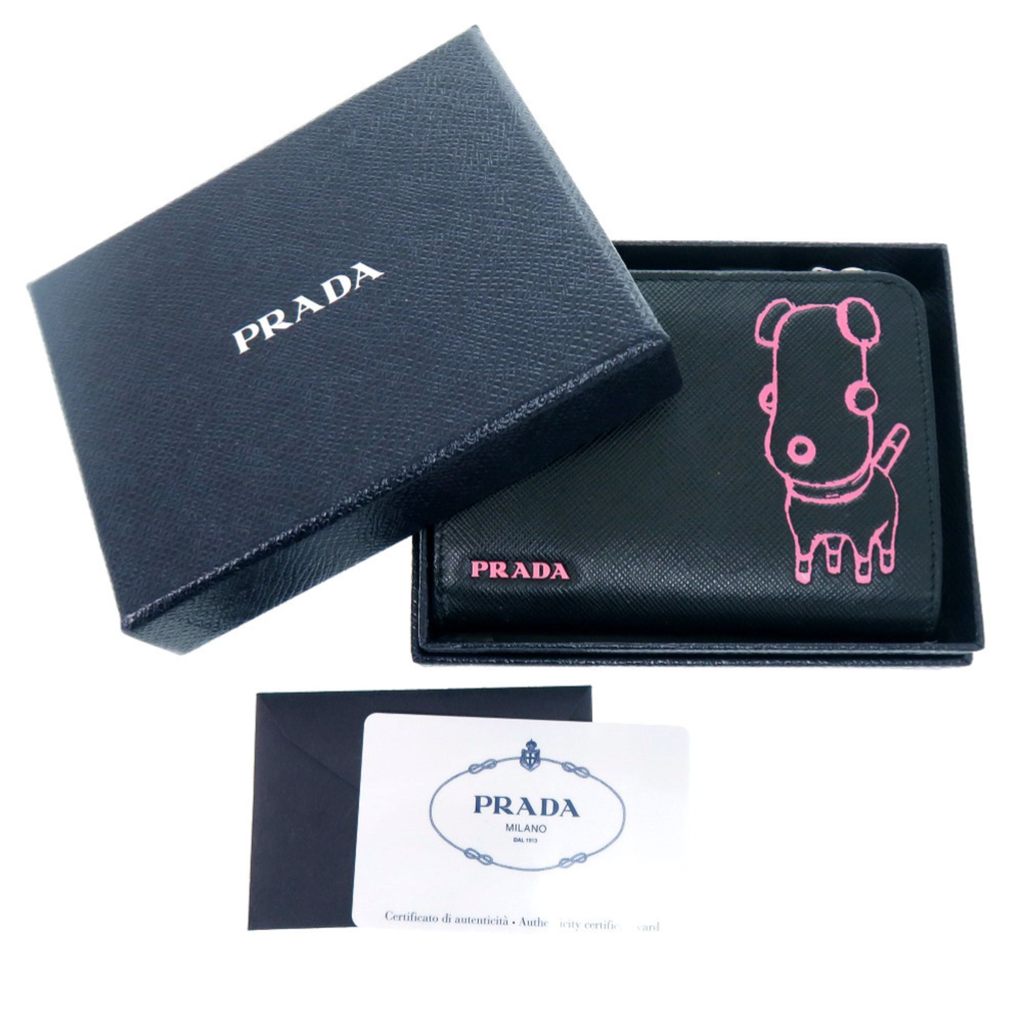 Leather Saffiano Wallet (Bi-Fold) (Pre-Owned) - Prada - Modalova