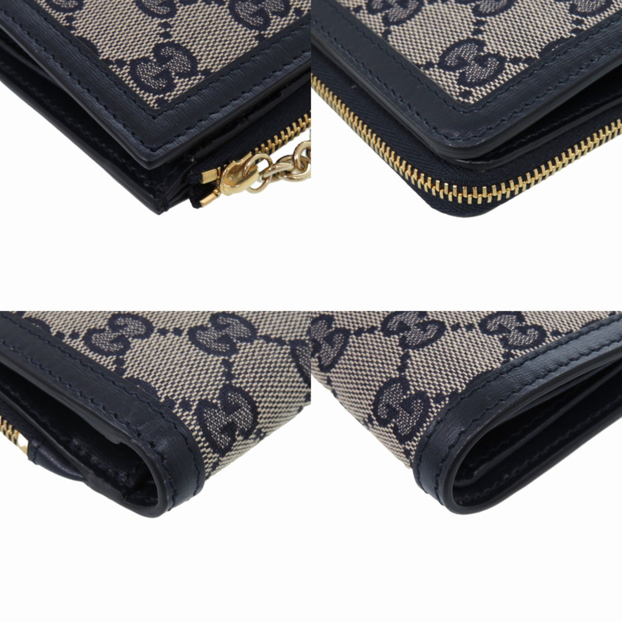 Gg Canvas Leather Wallet (Bi-Fold) (Pre-Owned) - Gucci - Modalova