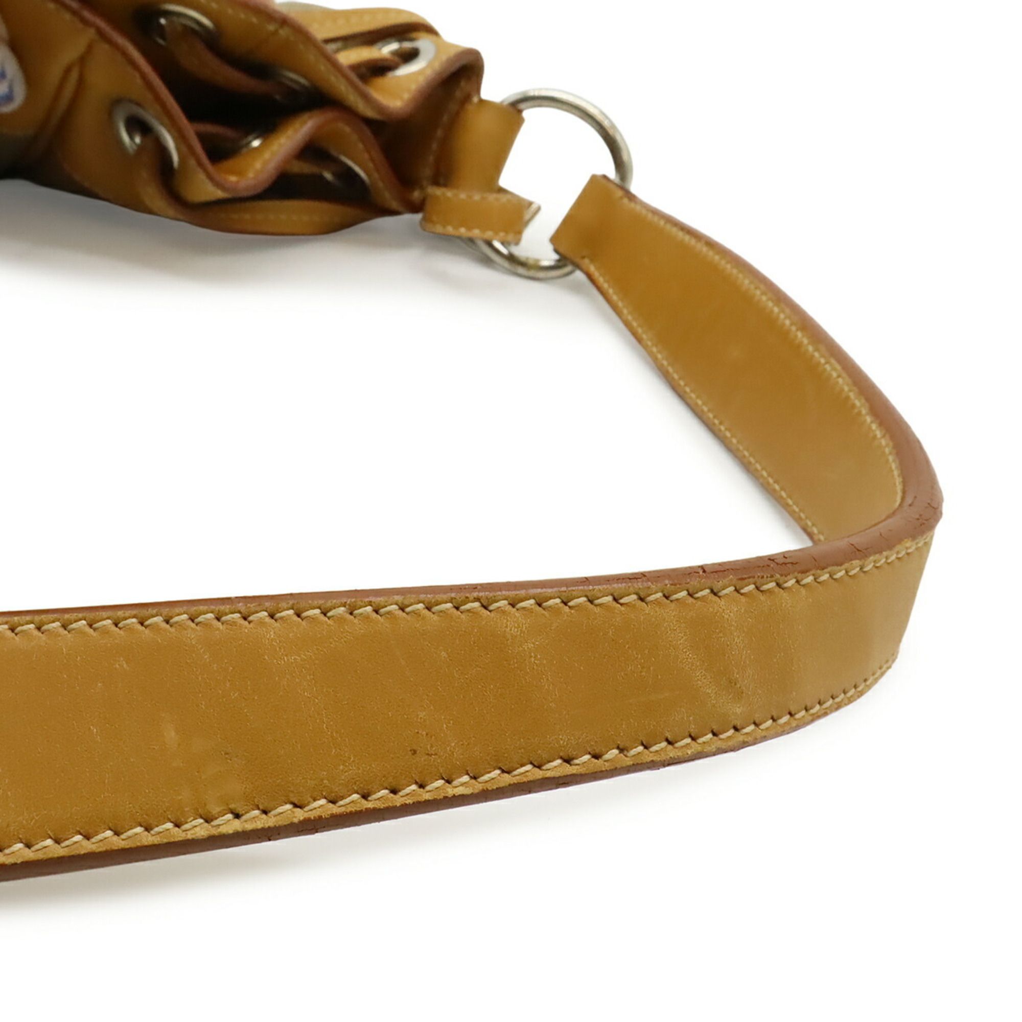 Canvas Leather Shoulder Bag (Pre-Owned) - Prada - Modalova