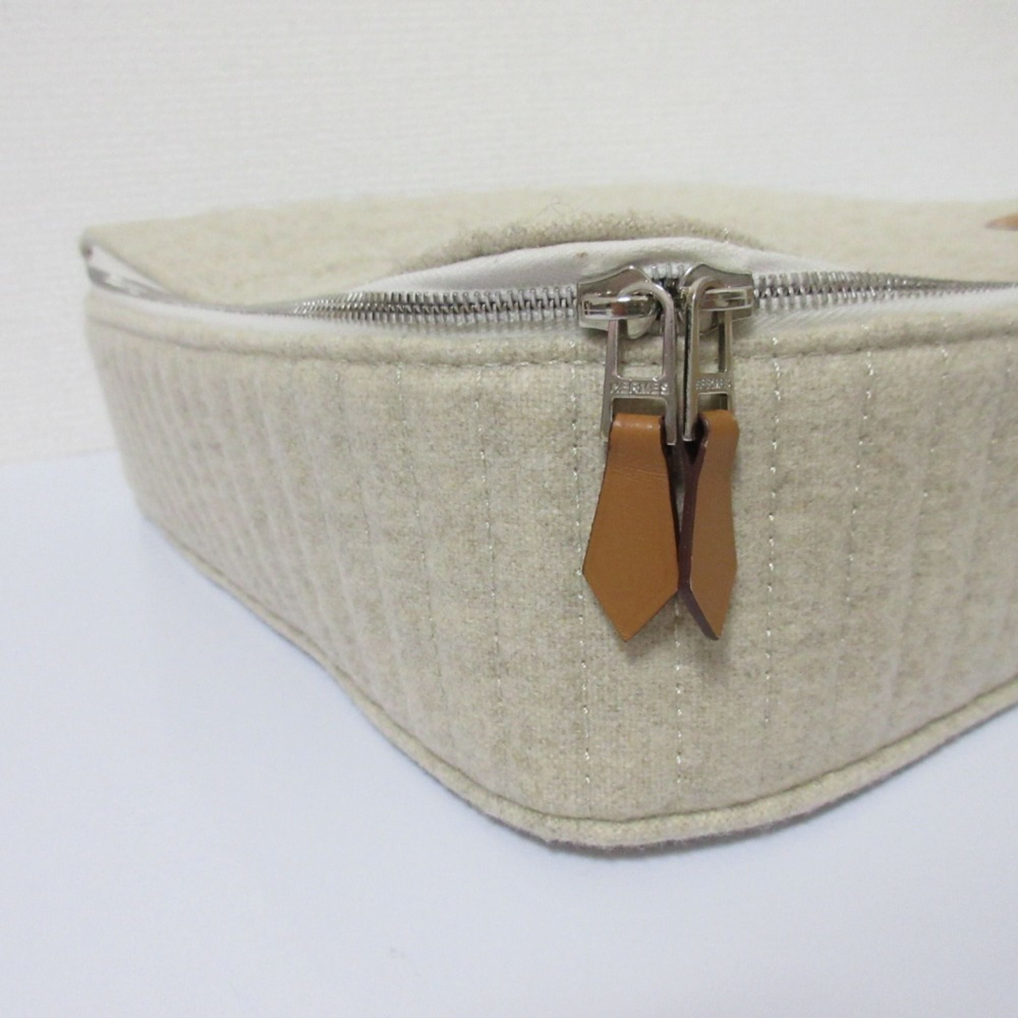 Wool 95% Cashmere 5% Handbag Pouch (Pre-Owned) - Hermes - Modalova