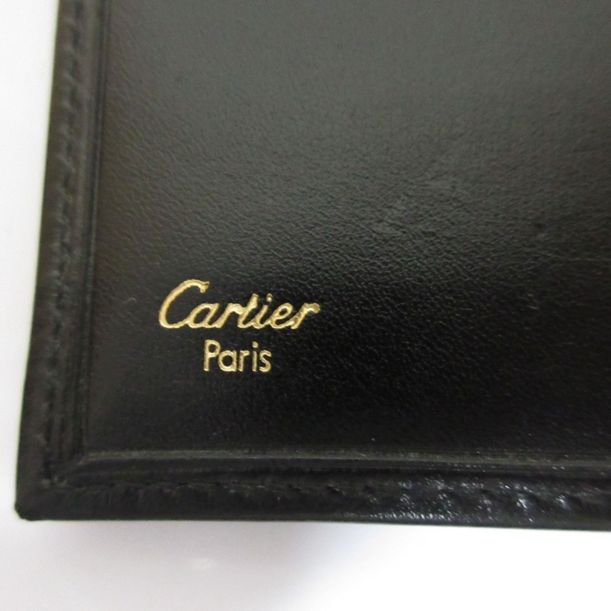 Leather Long Wallet (Bi-Fold) (Pre-Owned) - Cartier - Modalova