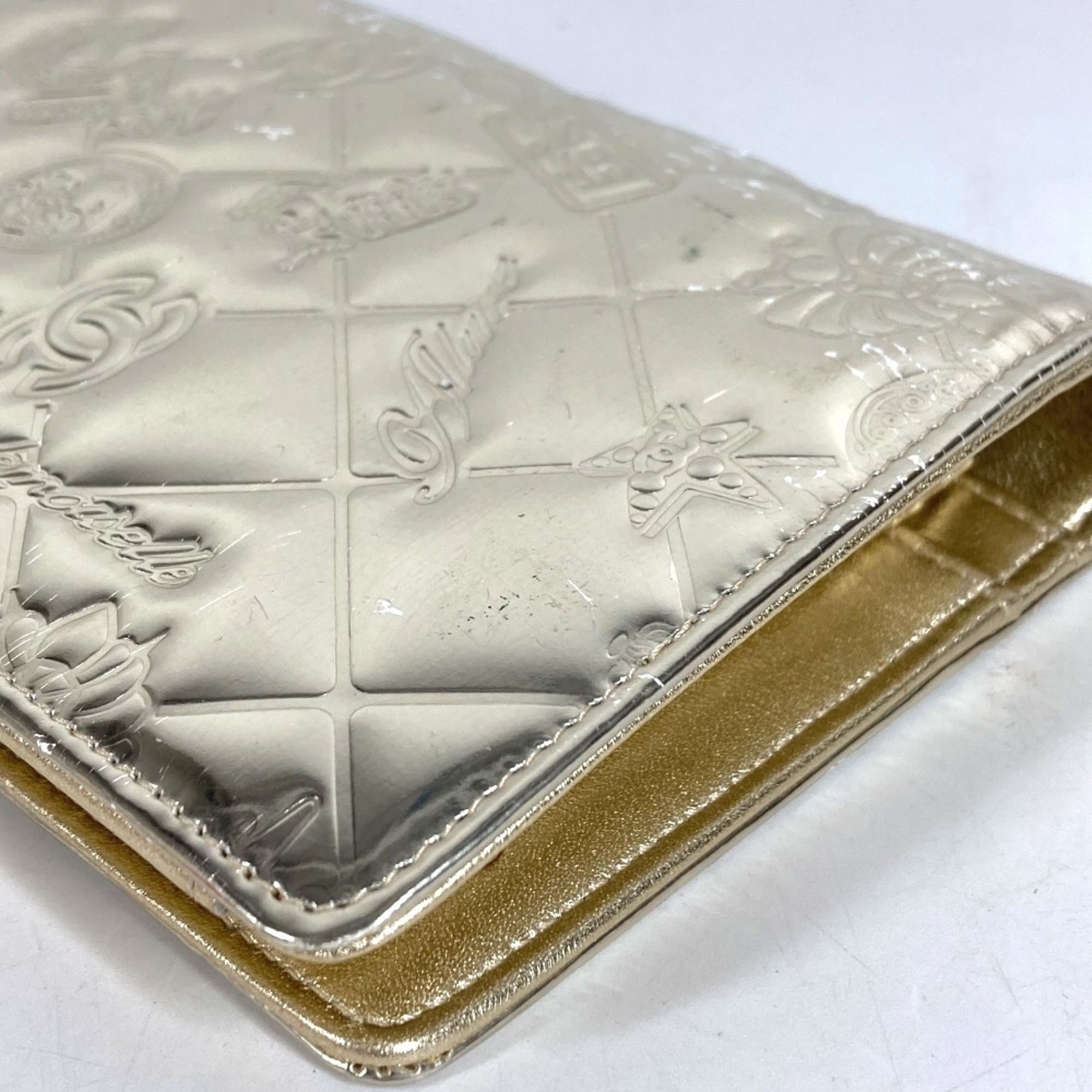 Leather Long Wallet (Bi-Fold) (Pre-Owned) - Chanel - Modalova