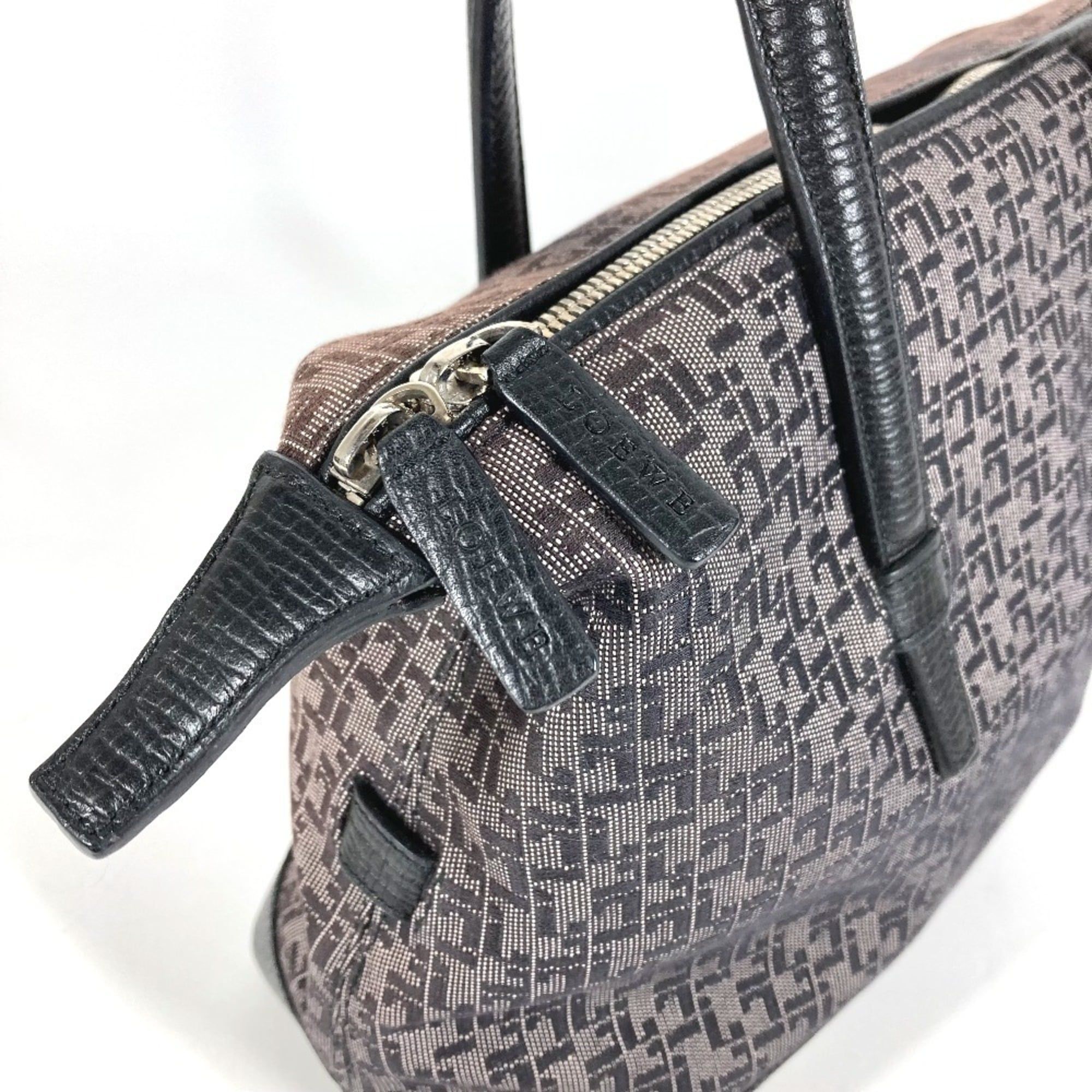 Leather Canvas Handbag Tote Bag (Pre-Owned) - Loewe - Modalova