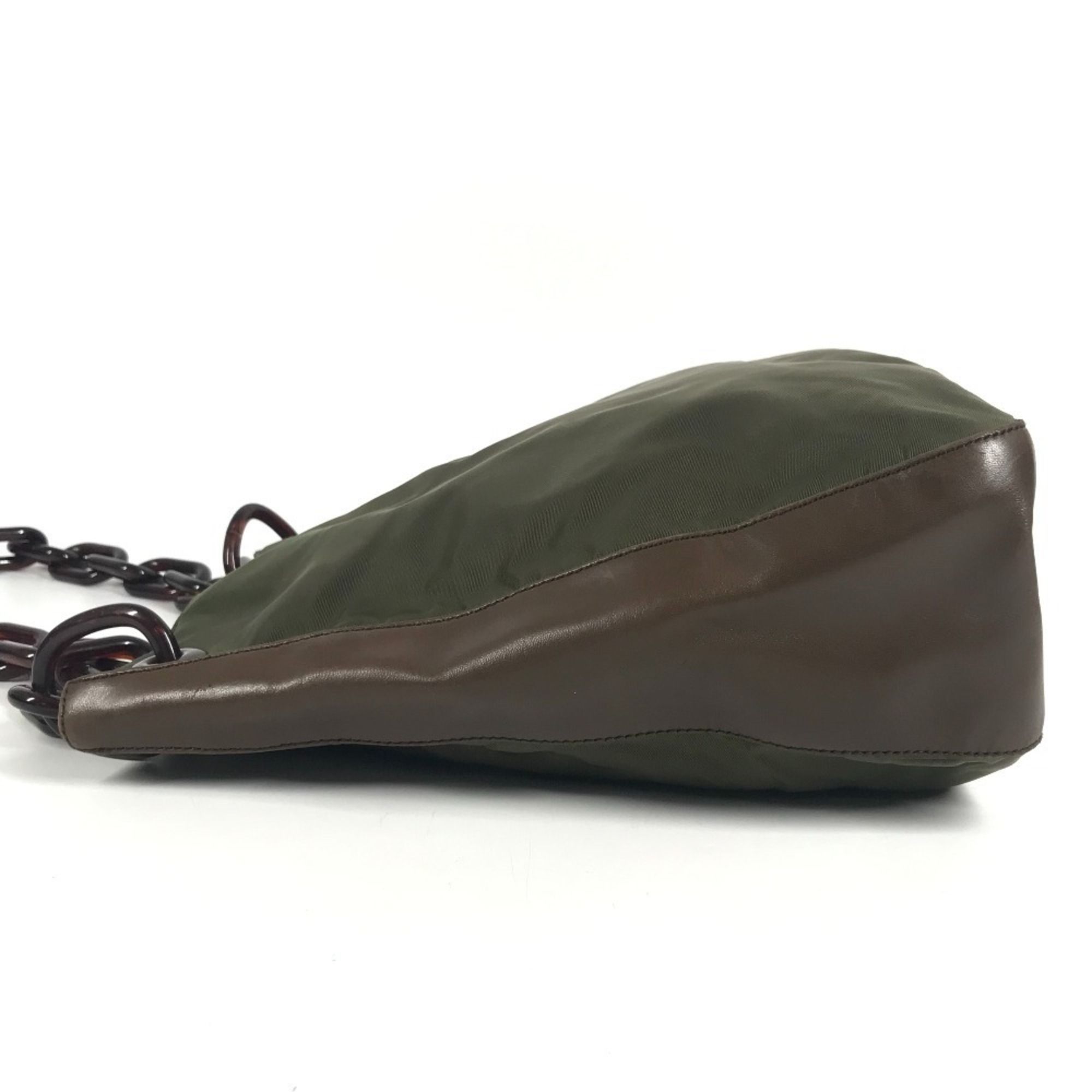 Leather Nylon Shoulder Bag Tote Bag (Pre-Owned) - Prada - Modalova