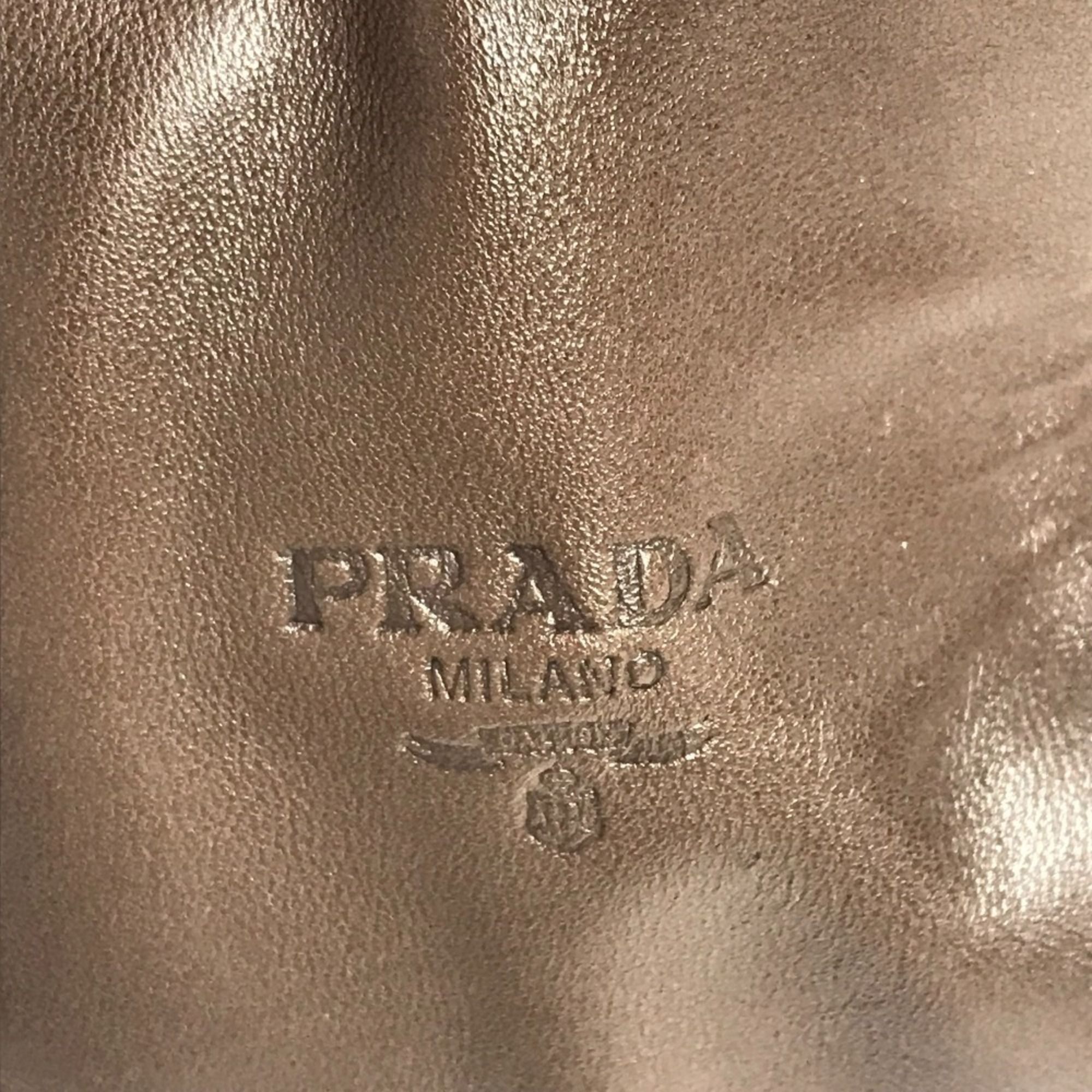 Leather Nylon Shoulder Bag Tote Bag (Pre-Owned) - Prada - Modalova