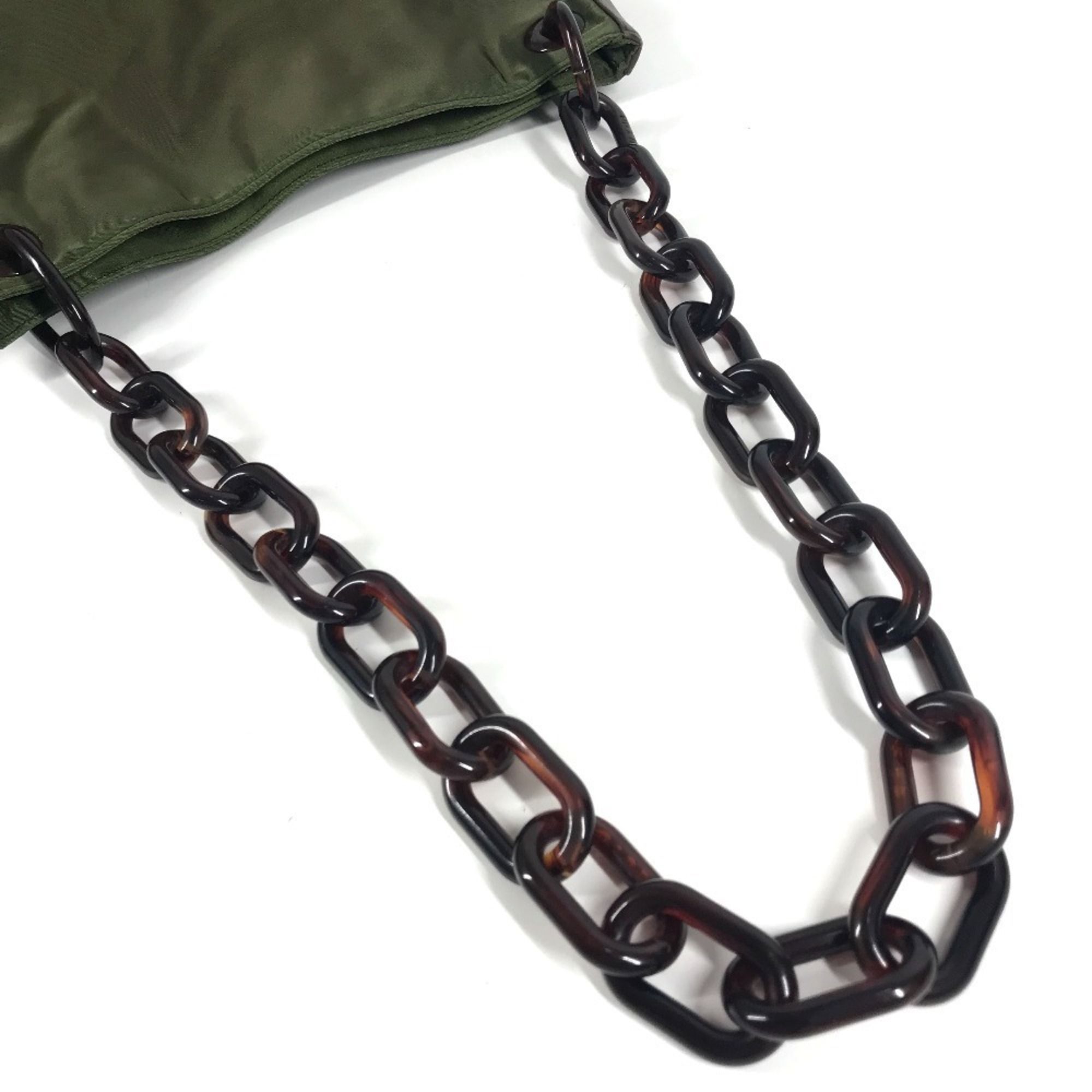 Leather Nylon Shoulder Bag Tote Bag (Pre-Owned) - Prada - Modalova