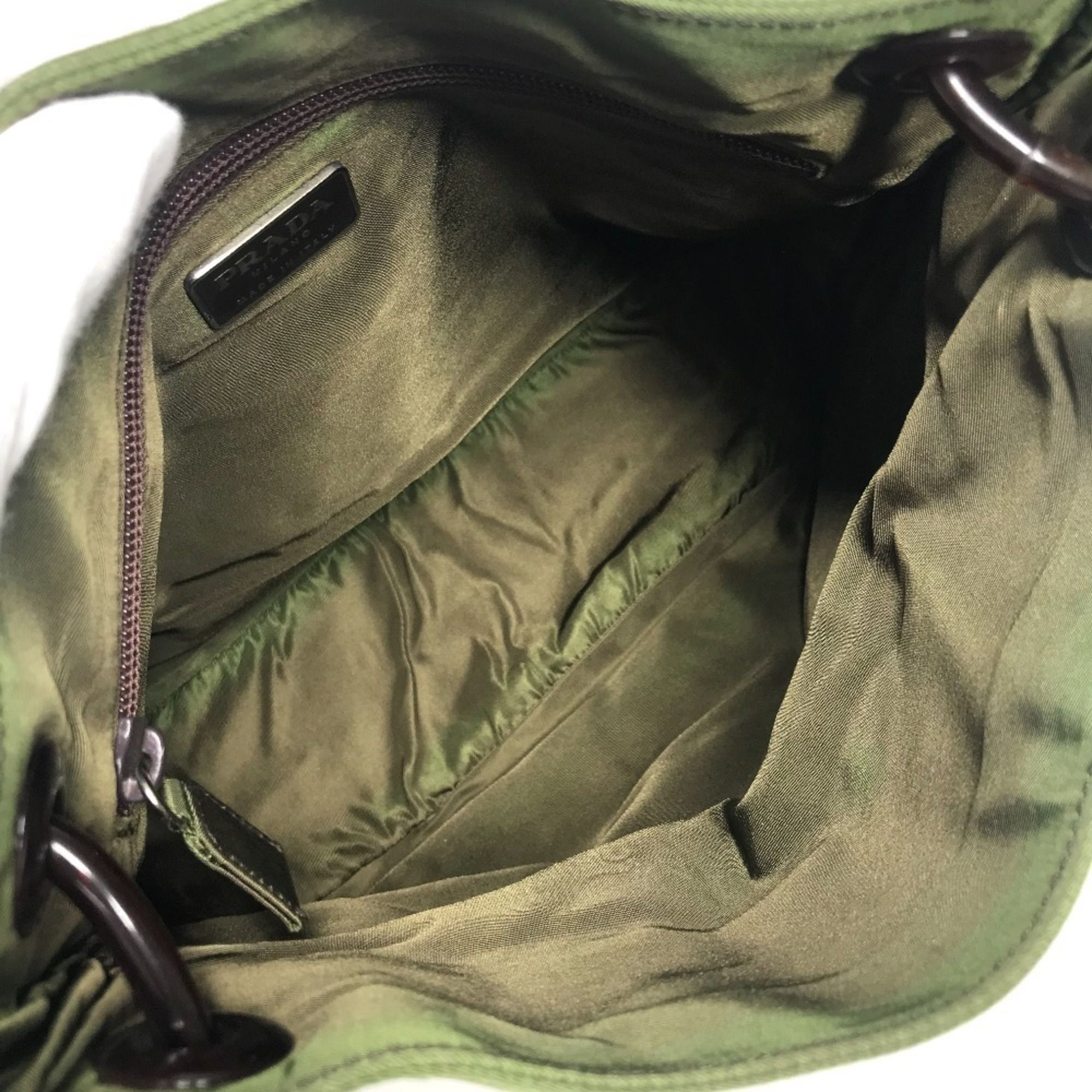 Leather Nylon Shoulder Bag Tote Bag (Pre-Owned) - Prada - Modalova