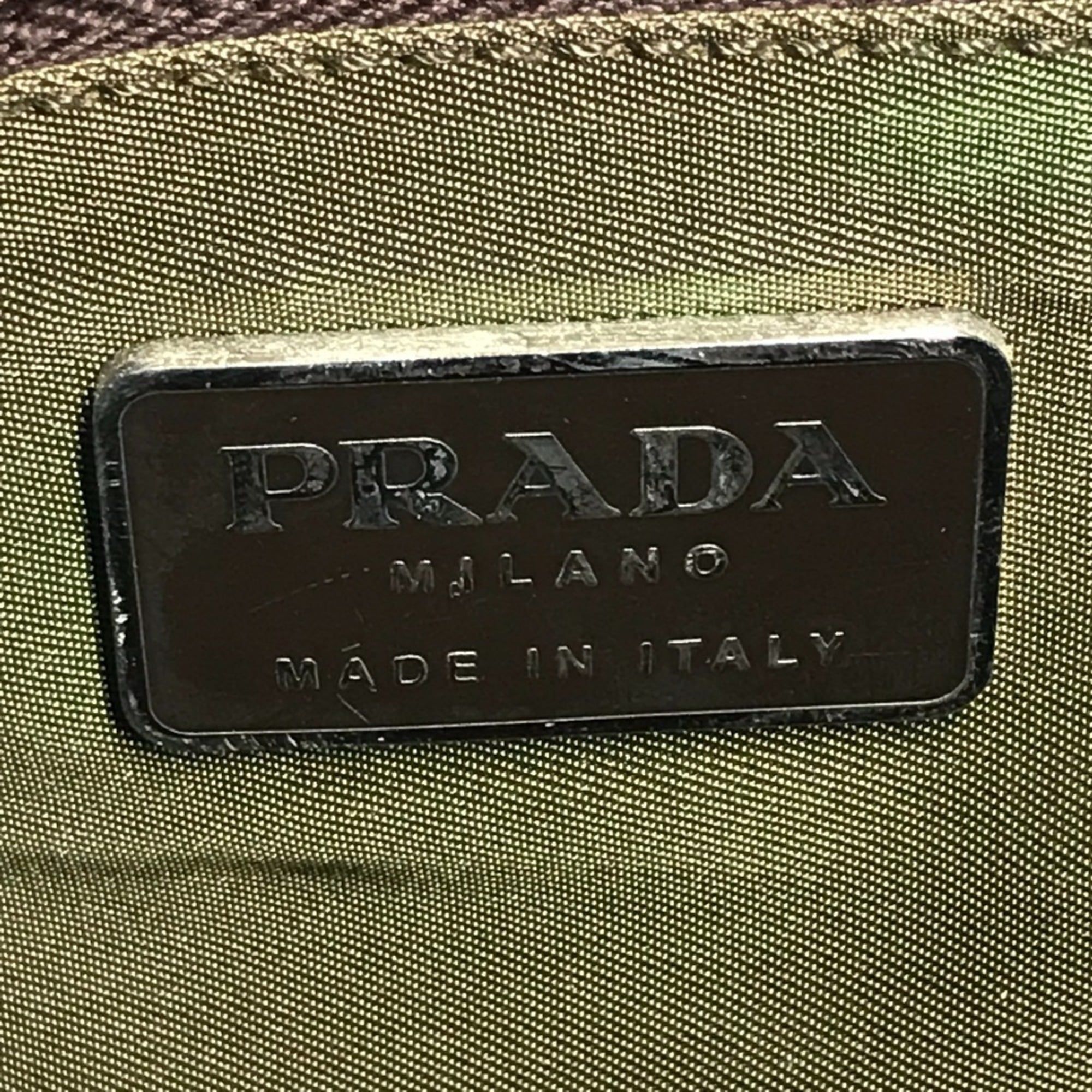 Leather Nylon Shoulder Bag Tote Bag (Pre-Owned) - Prada - Modalova