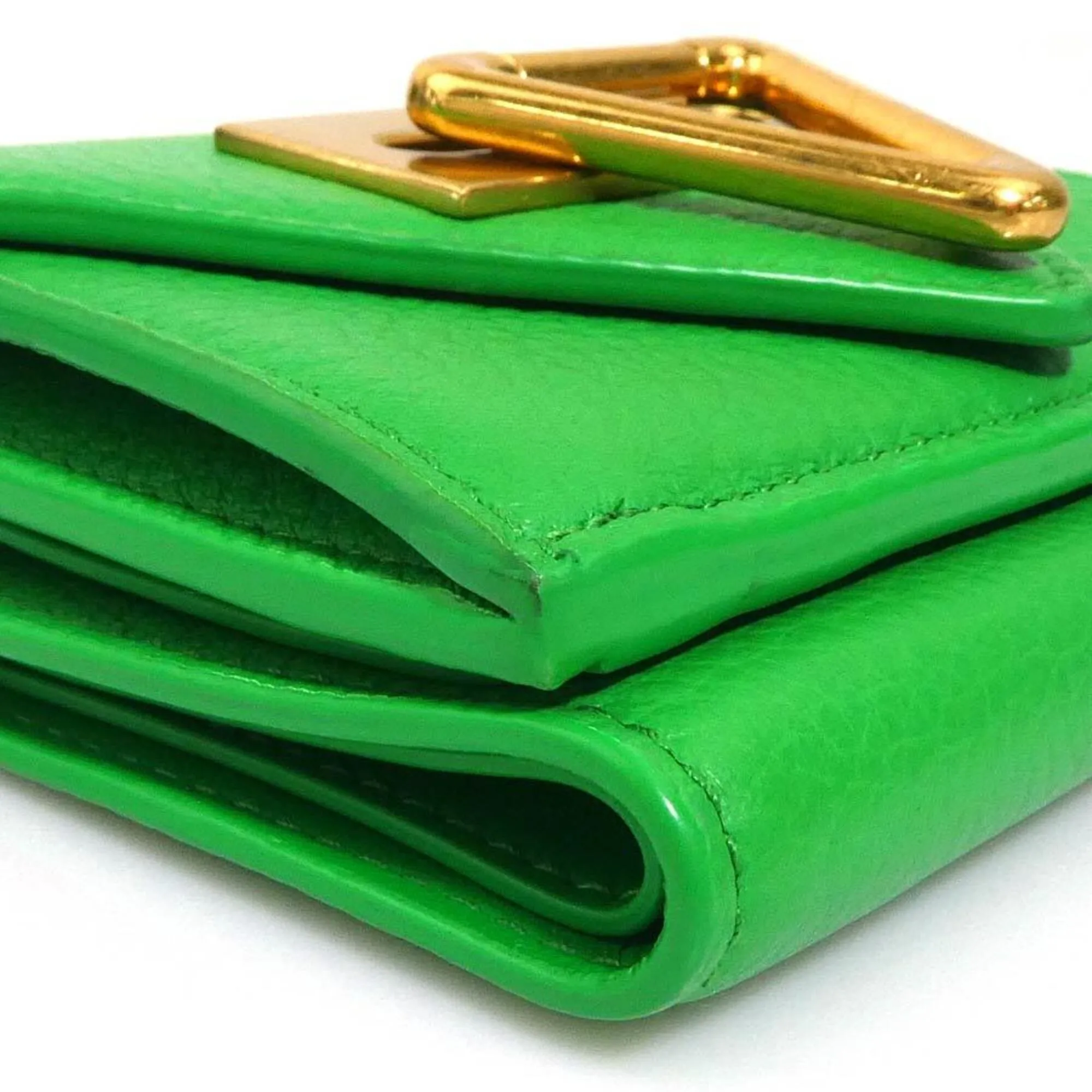 Leather Wallet (Tri-Fold) (Pre-Owned) - Bottega Veneta - Modalova