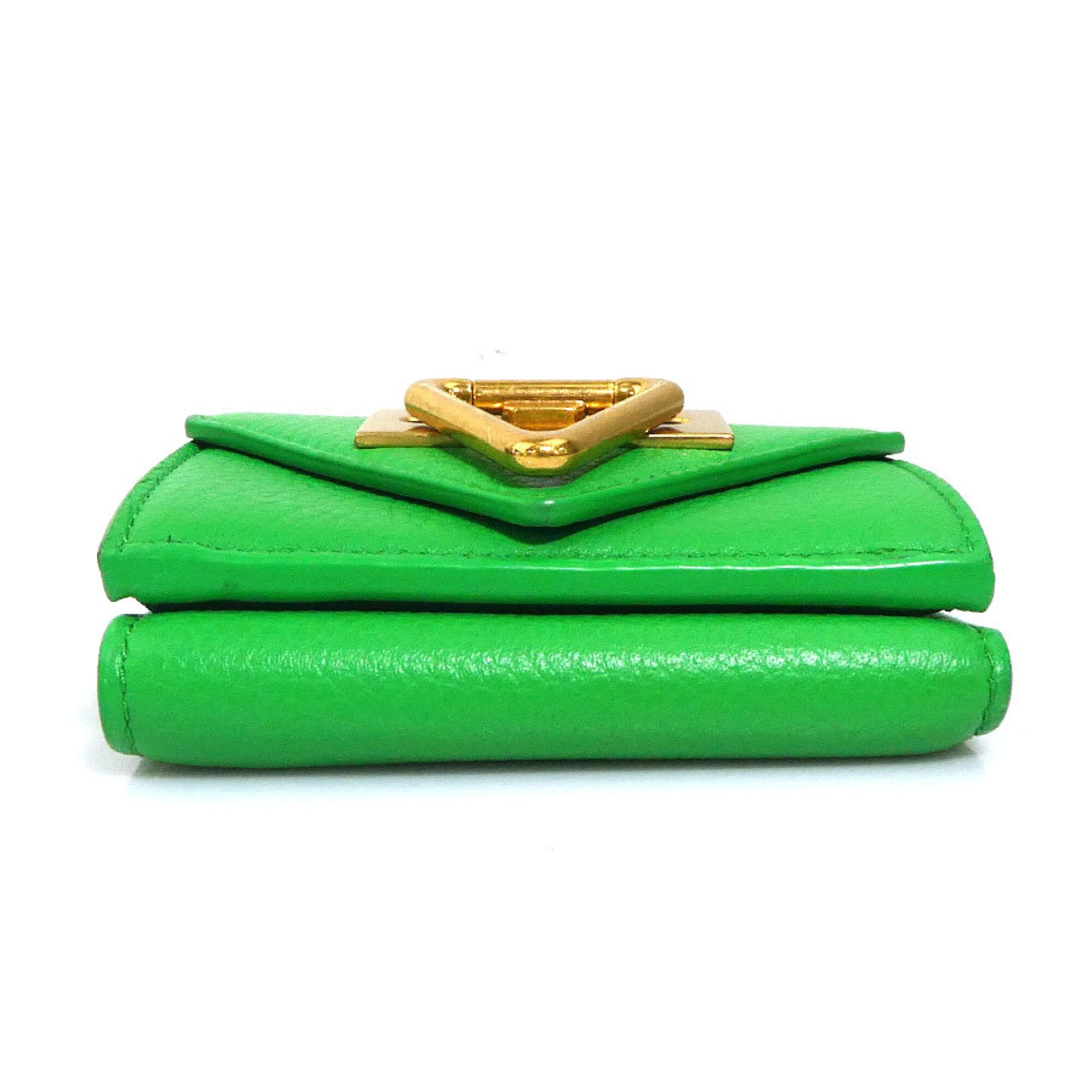 Leather Wallet (Tri-Fold) (Pre-Owned) - Bottega Veneta - Modalova