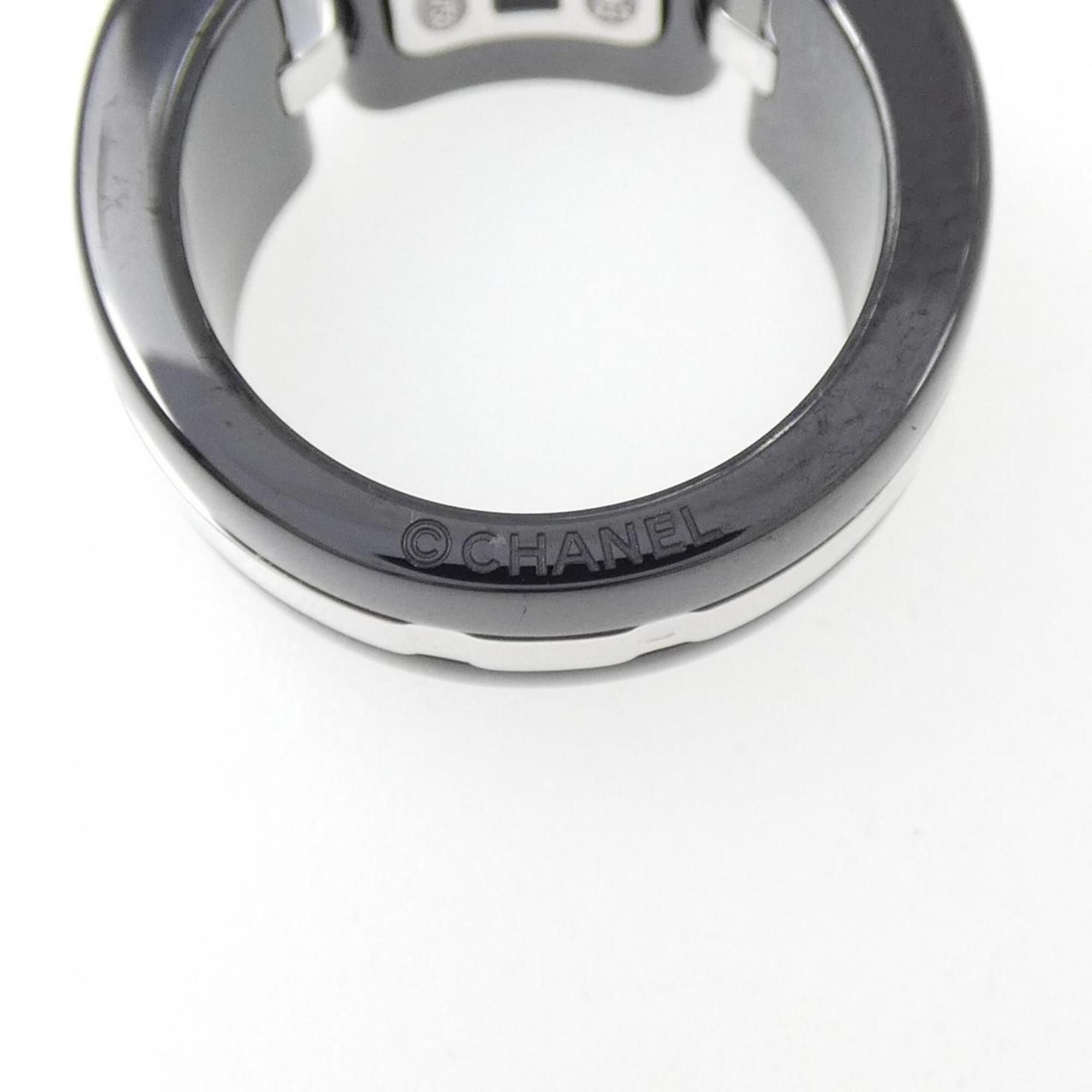 White Gold (18K) Ceramic Band Ring (Pre-Owned) - Chanel - Modalova