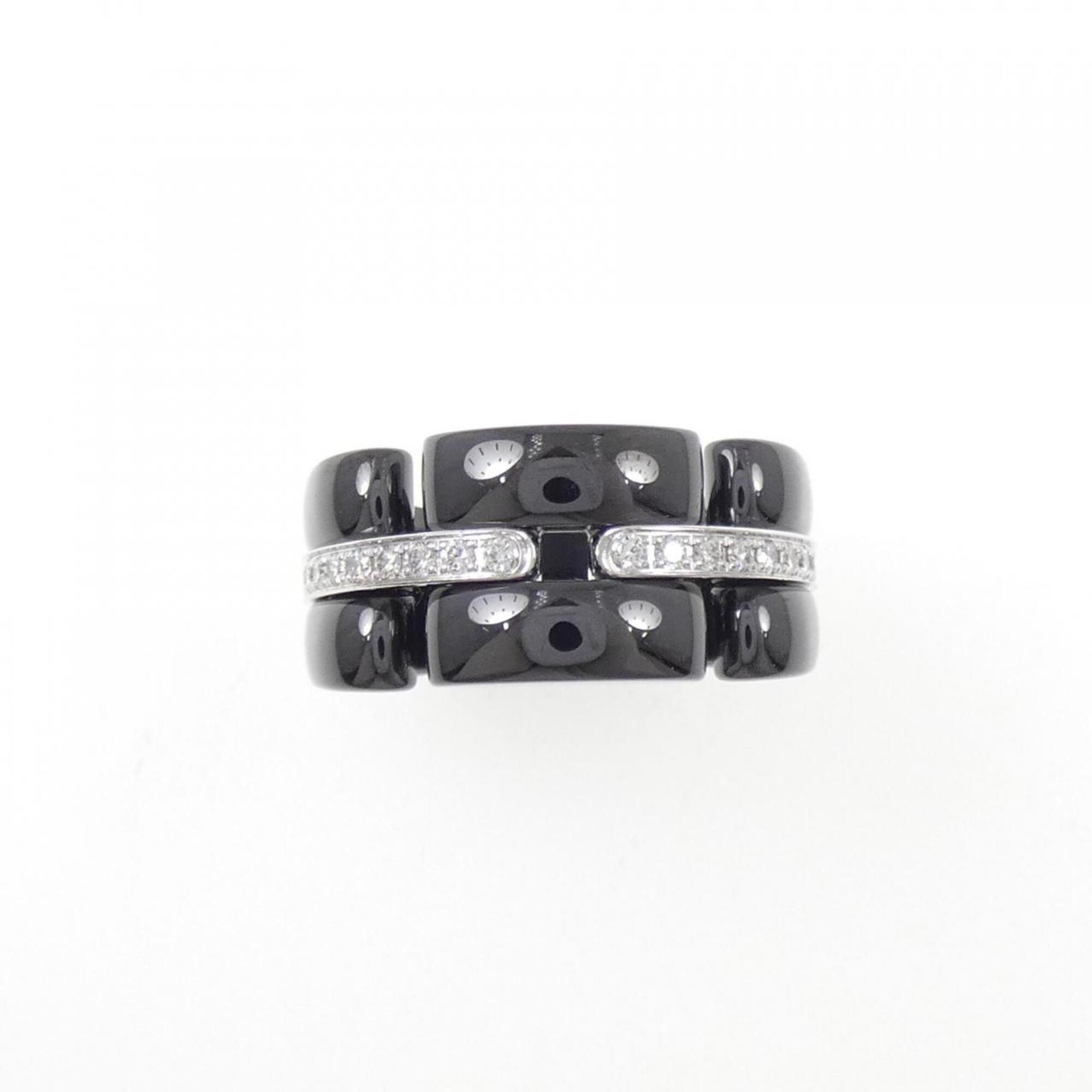 White Gold (18K) Ceramic Band Ring (Pre-Owned) - Chanel - Modalova