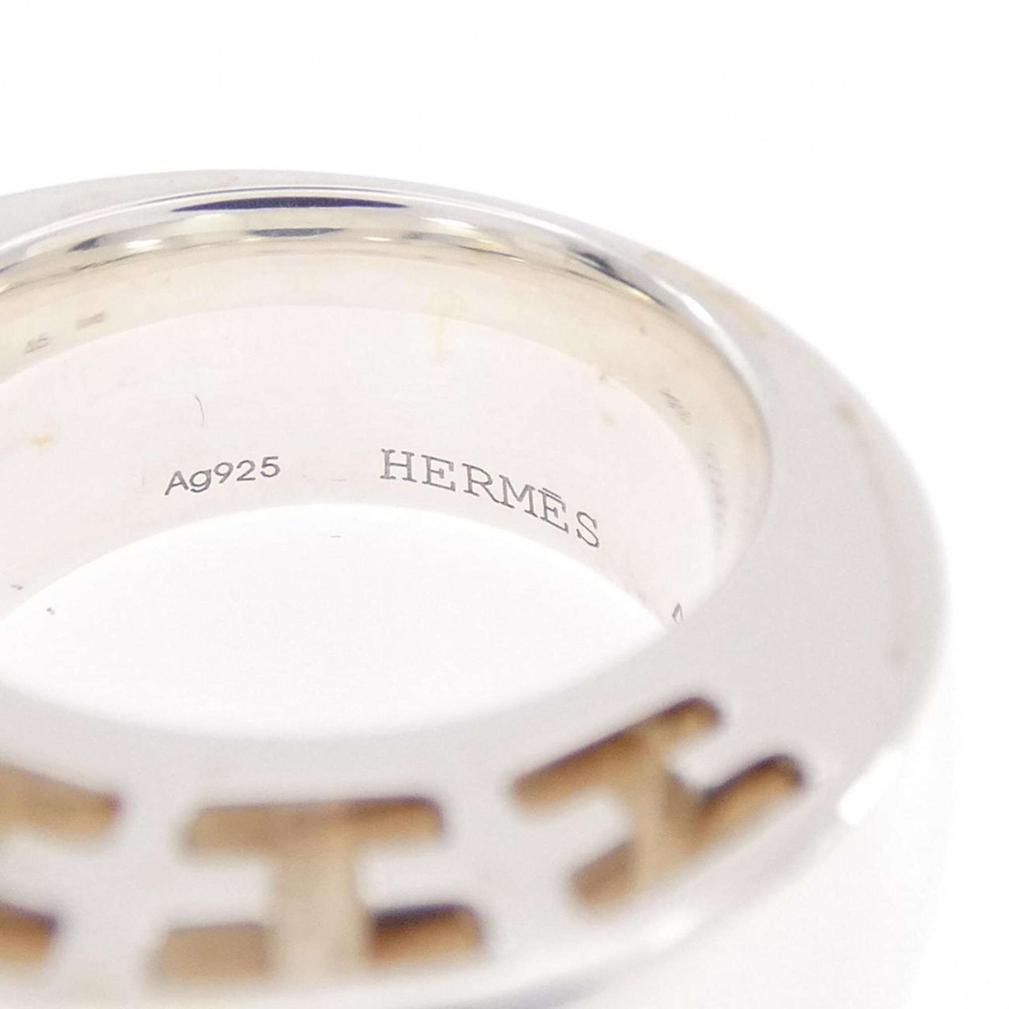 Silver 925 Band Ring (Pre-Owned) - Hermes - Modalova
