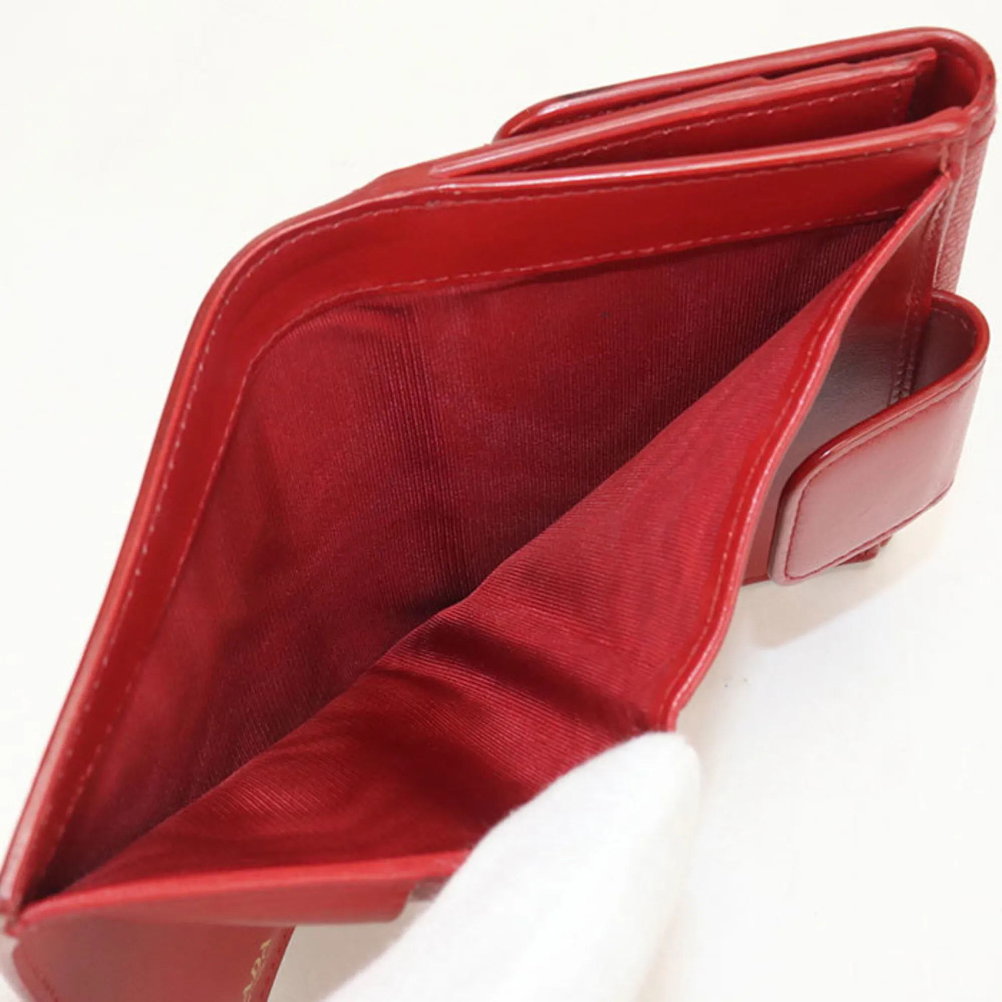 Leather Wallet (Bi-Fold) (Pre-Owned) - Prada - Modalova