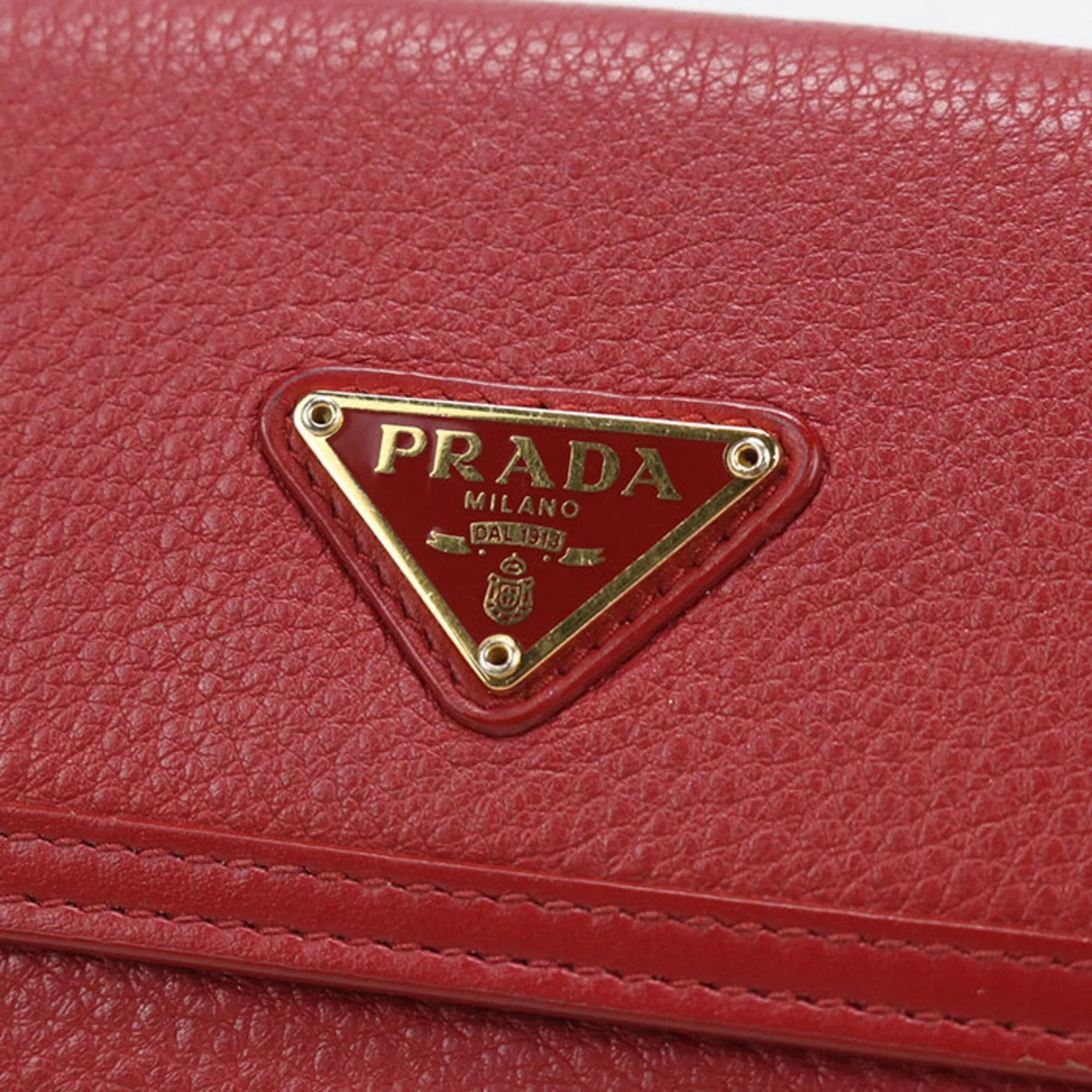 Leather Wallet (Bi-Fold) (Pre-Owned) - Prada - Modalova
